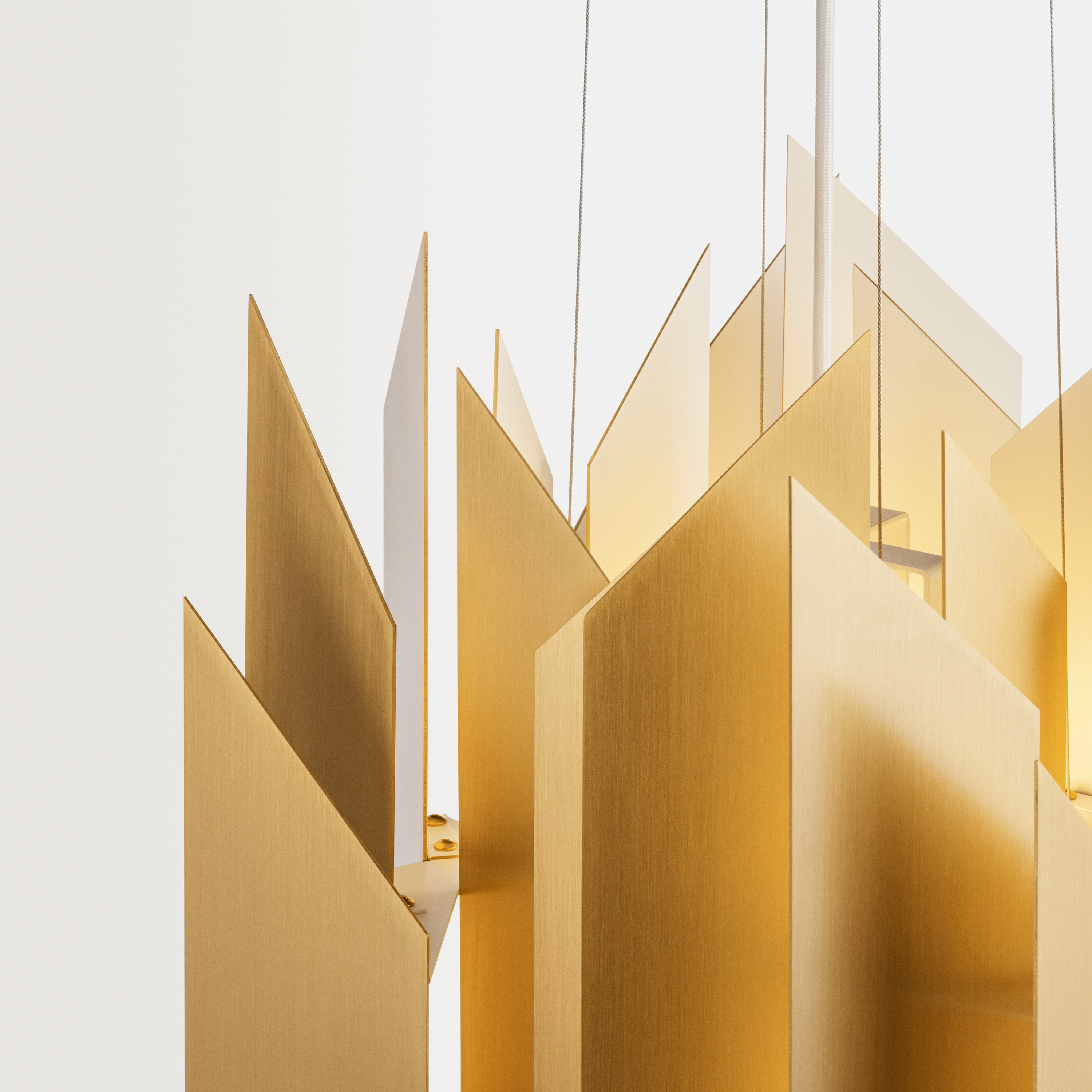 LYFA Divan 2 Taklampe Messing 40cm