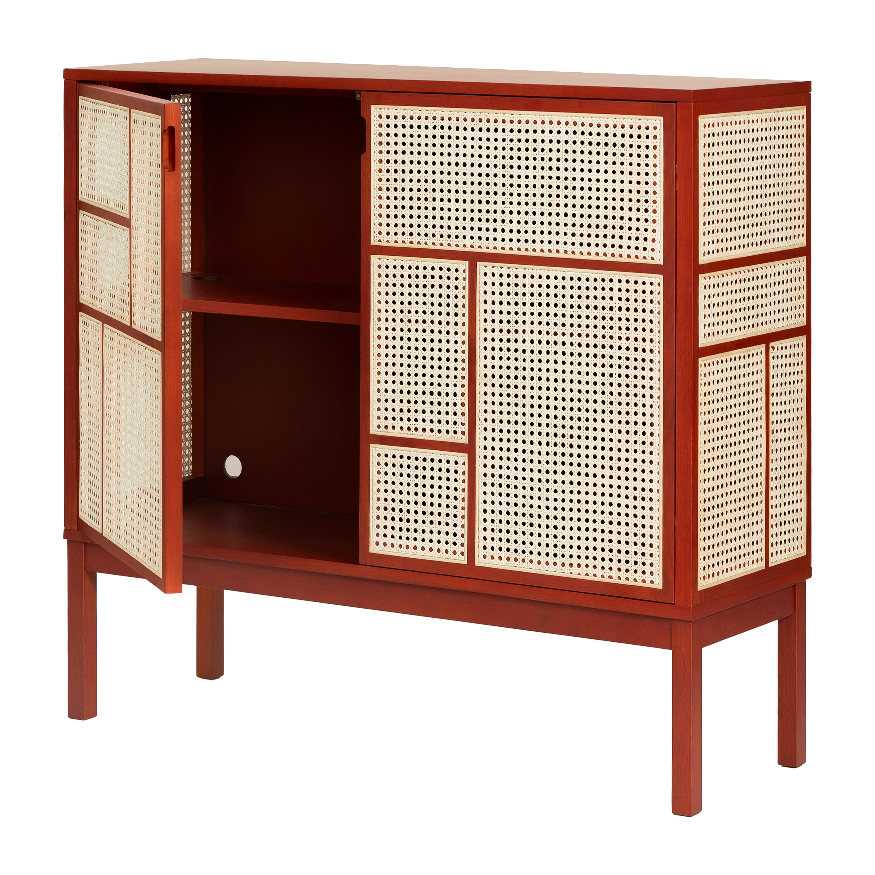 Design House Stockholm Air Sideboard Red 110x120