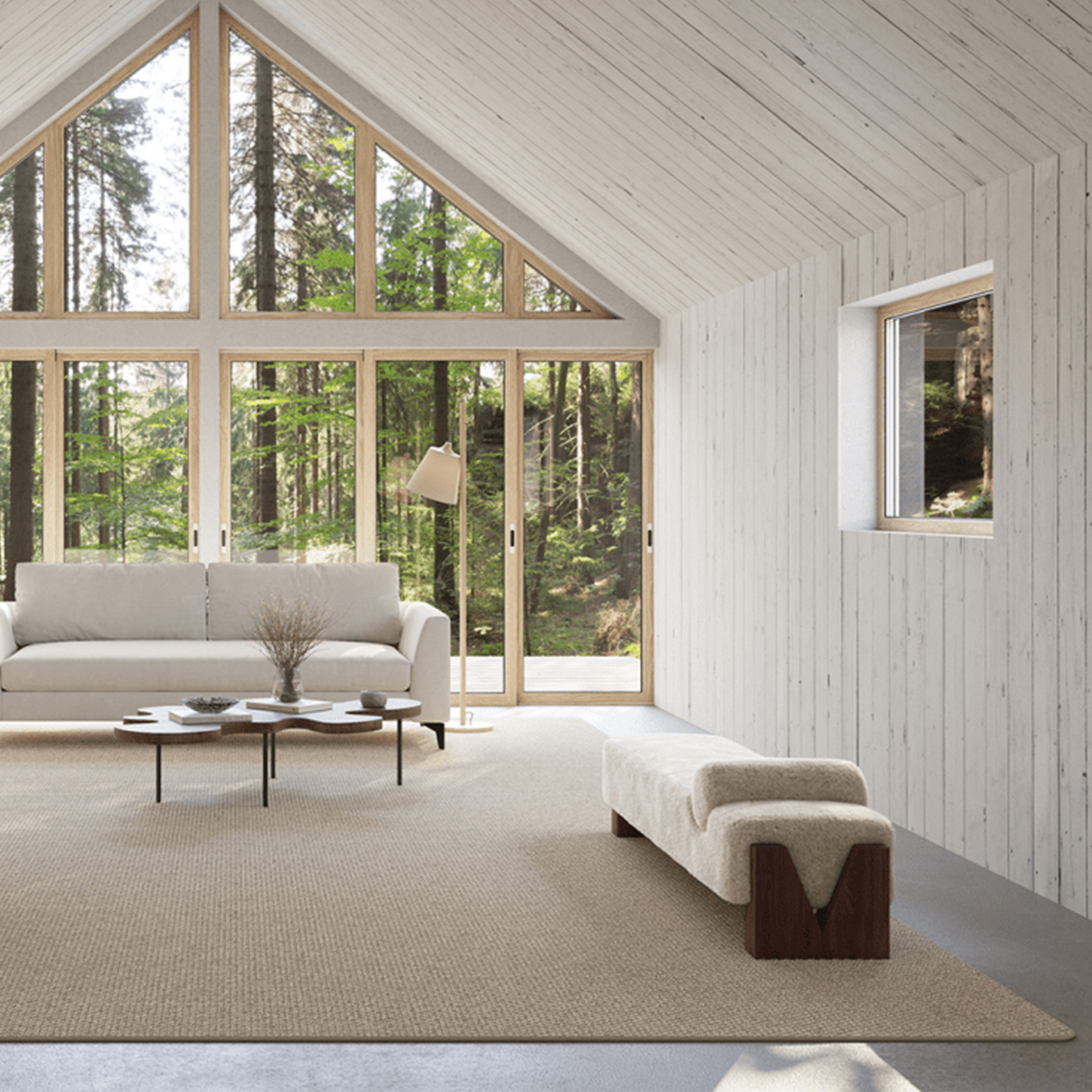 Classic Collection Nordklint Ullmatte Naturgrå 400x600