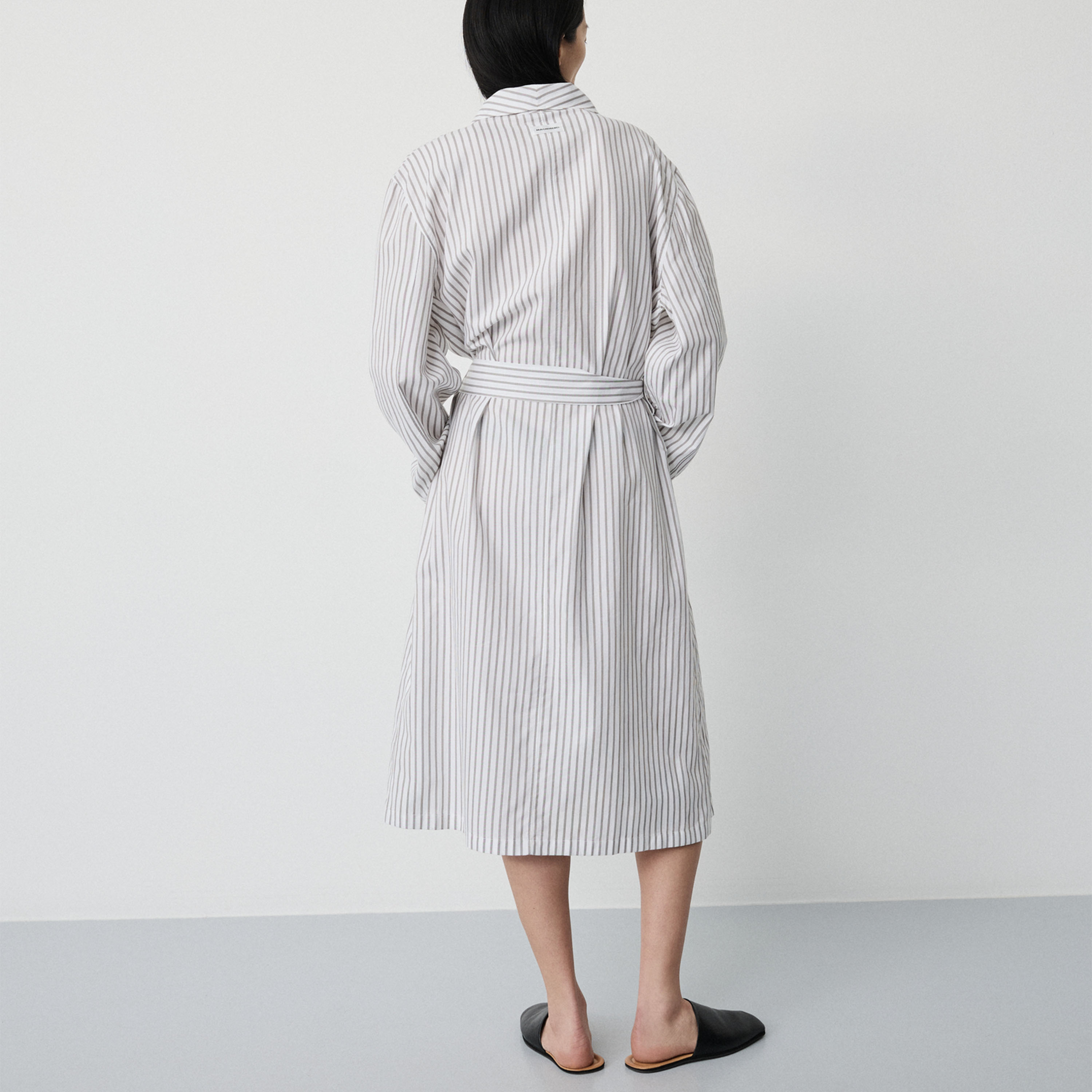 Magniberg Voyage Morgonrock Stripe Gray XSmall