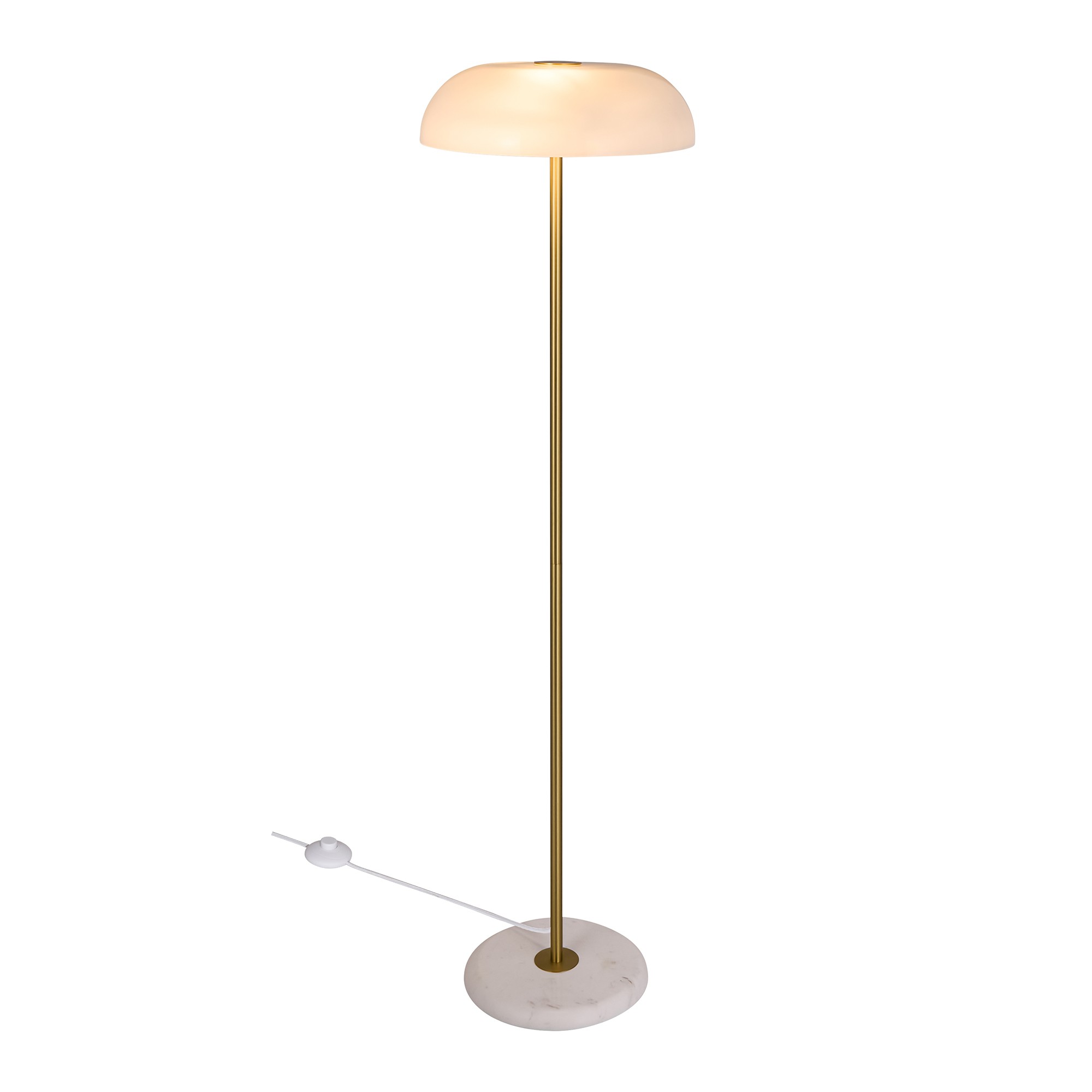 Design For The People Glossy Stehlampe Weiß 143cm