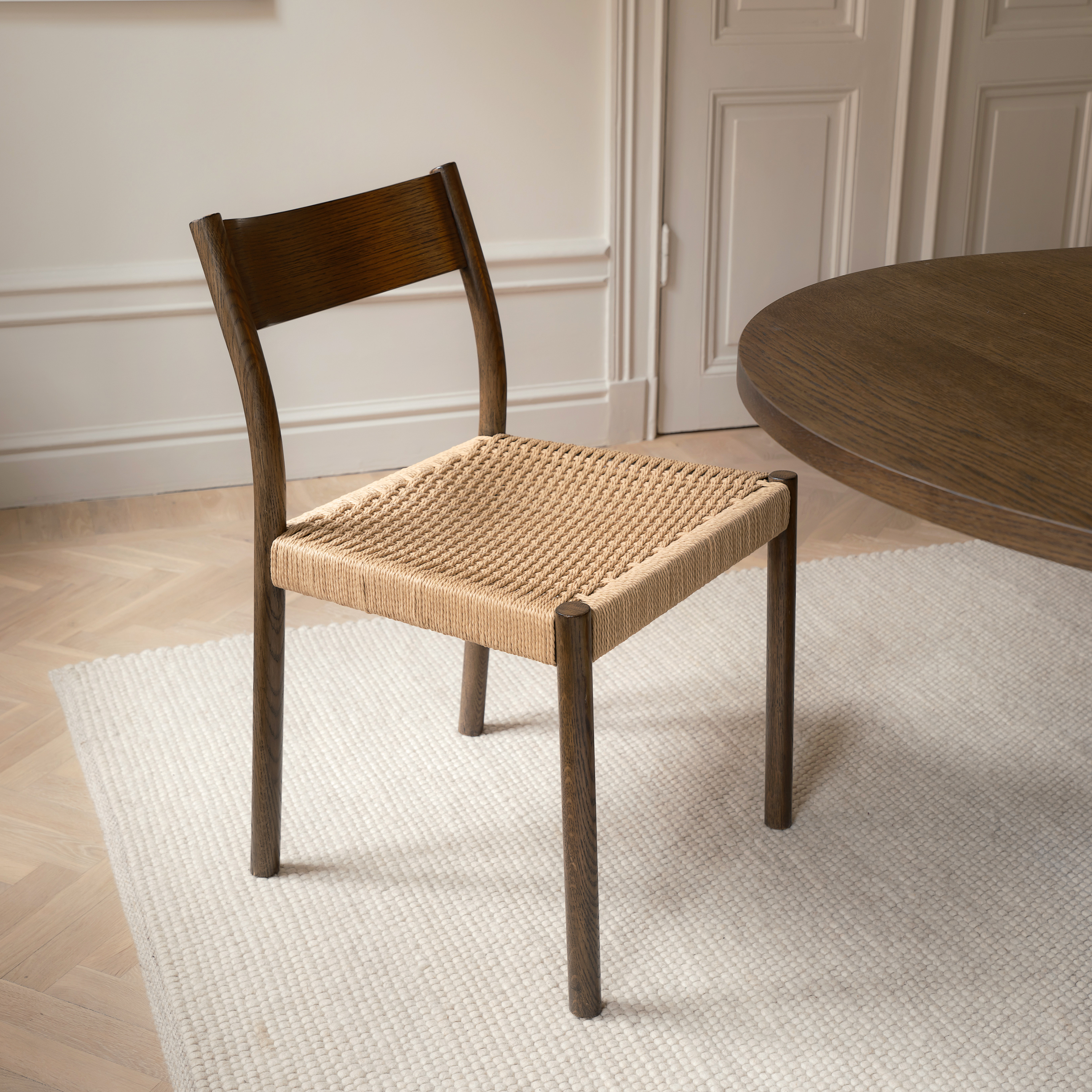 Sleepo Collection Colin Spisestol Brunbeiset Eik