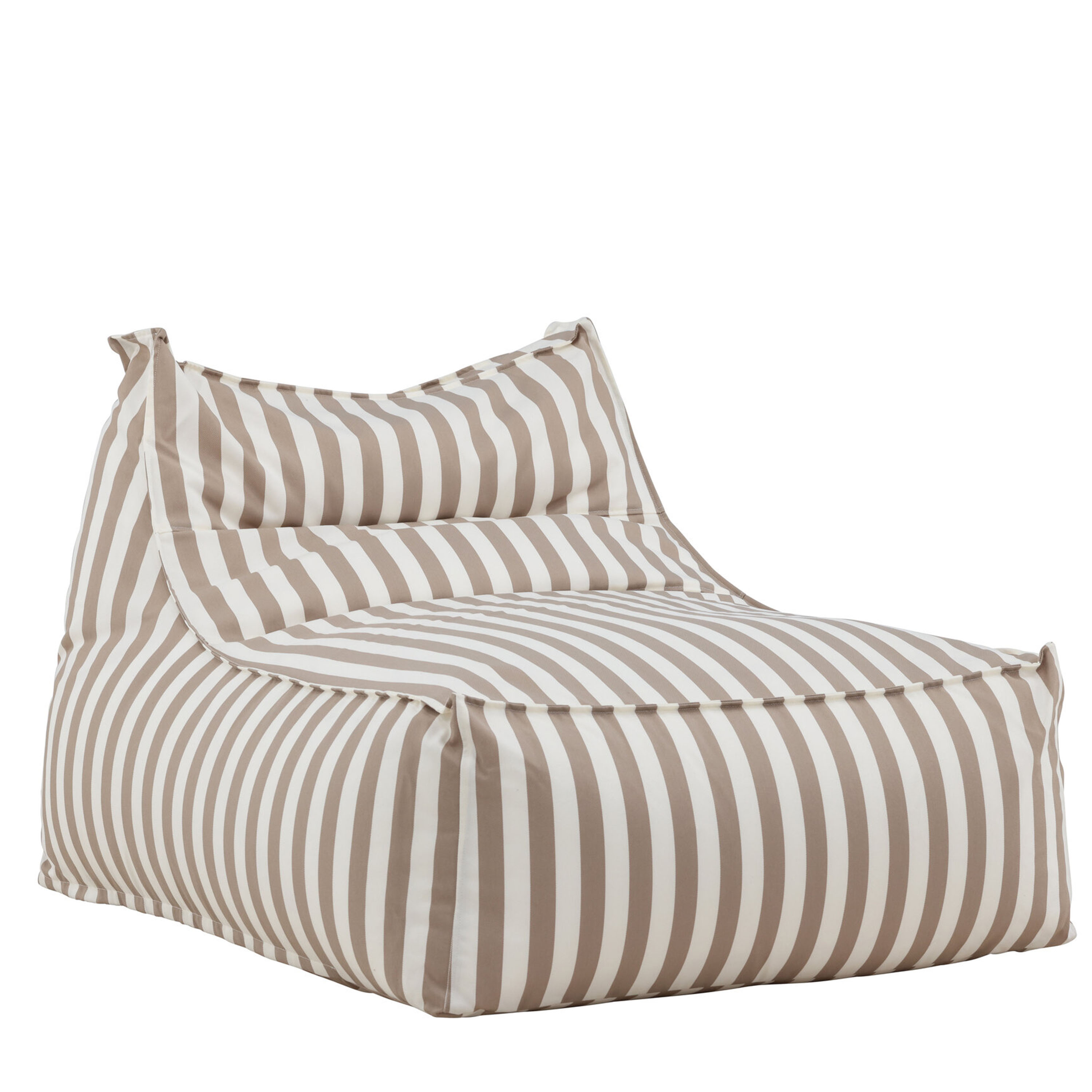 Redang Loungestol White/Beige Striped
