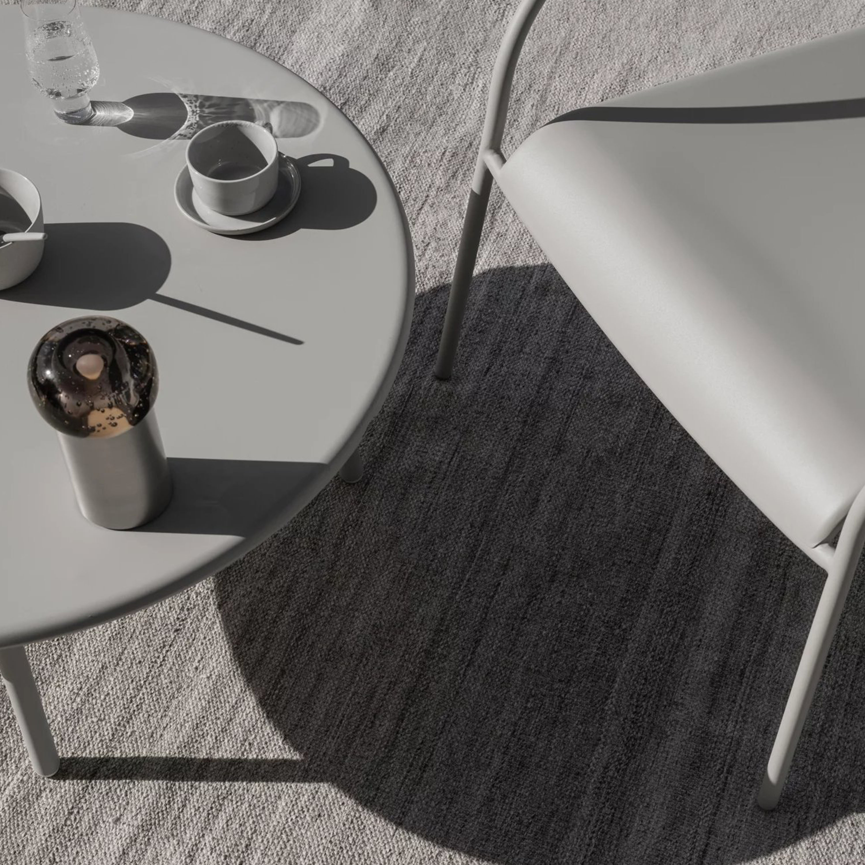 Blomus Kiva Ulkomatto Zinc Melange 200x300