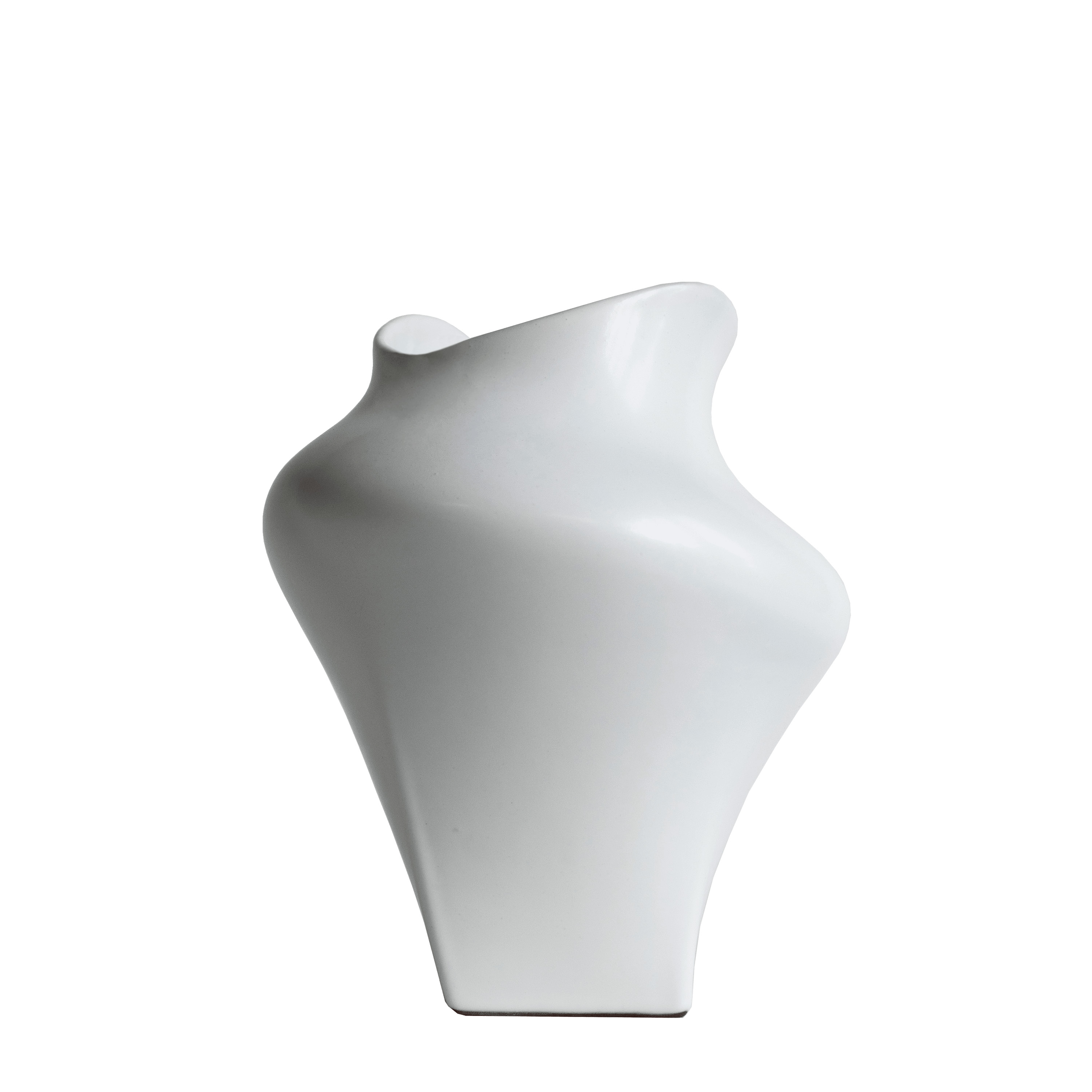 Hein Studio - Nami Vas White 25cm - Vit