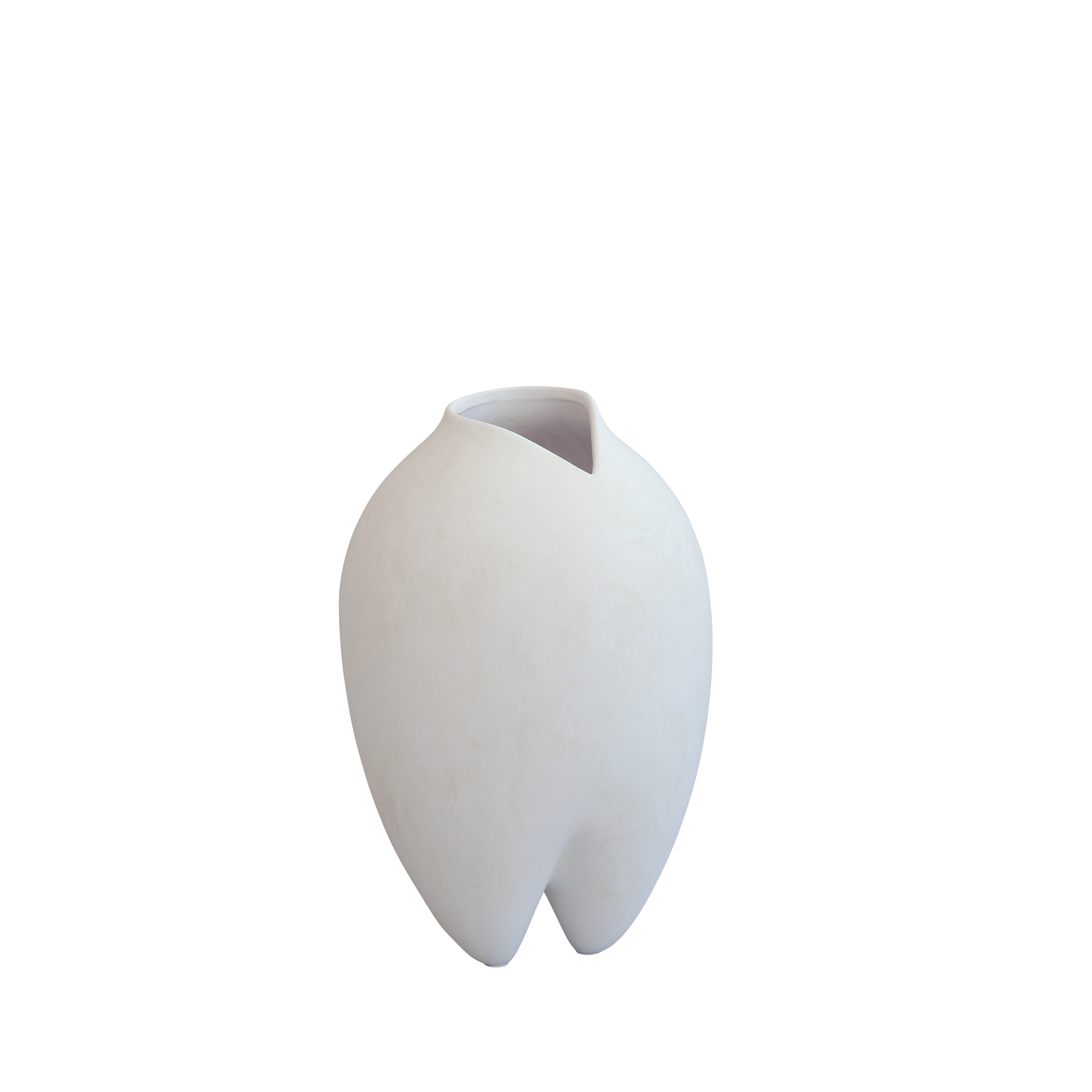 101 Copenhagen - Sumo Vase Bone White Slim - Weiß