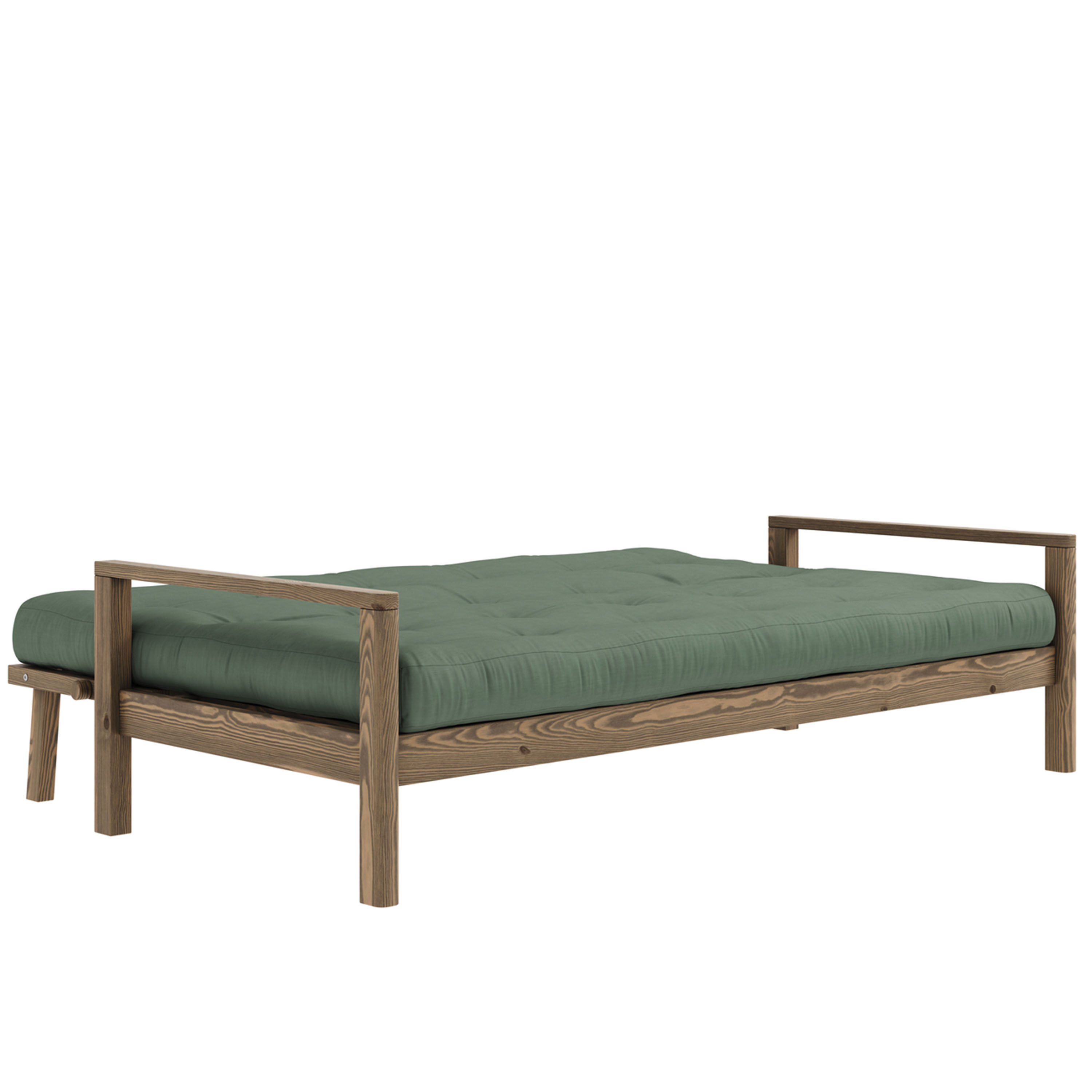 Karup Design Knob Schlafsofa Braun/Olivgrün 130cm