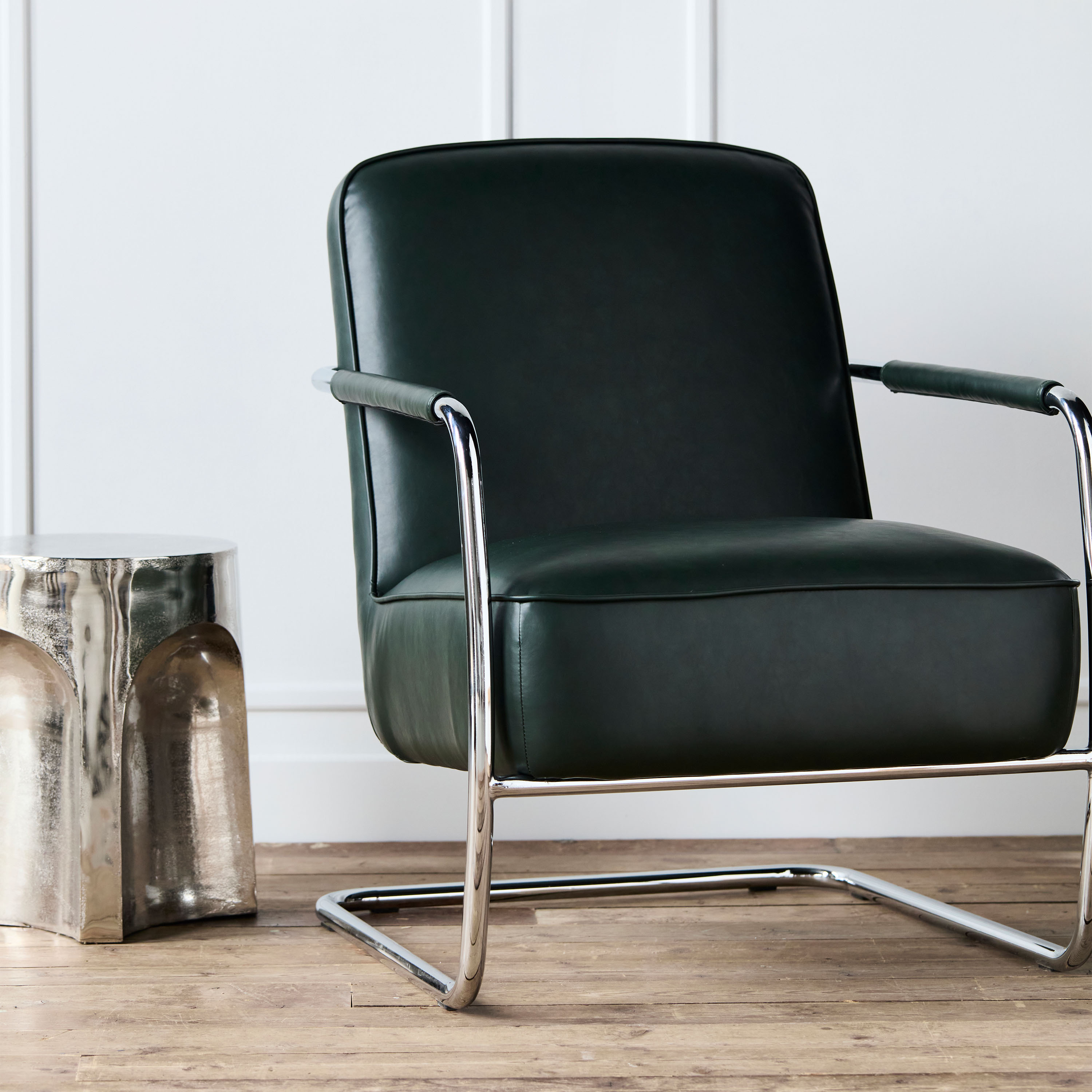 House Doctor Comma Lounge-tuoli Dark Green