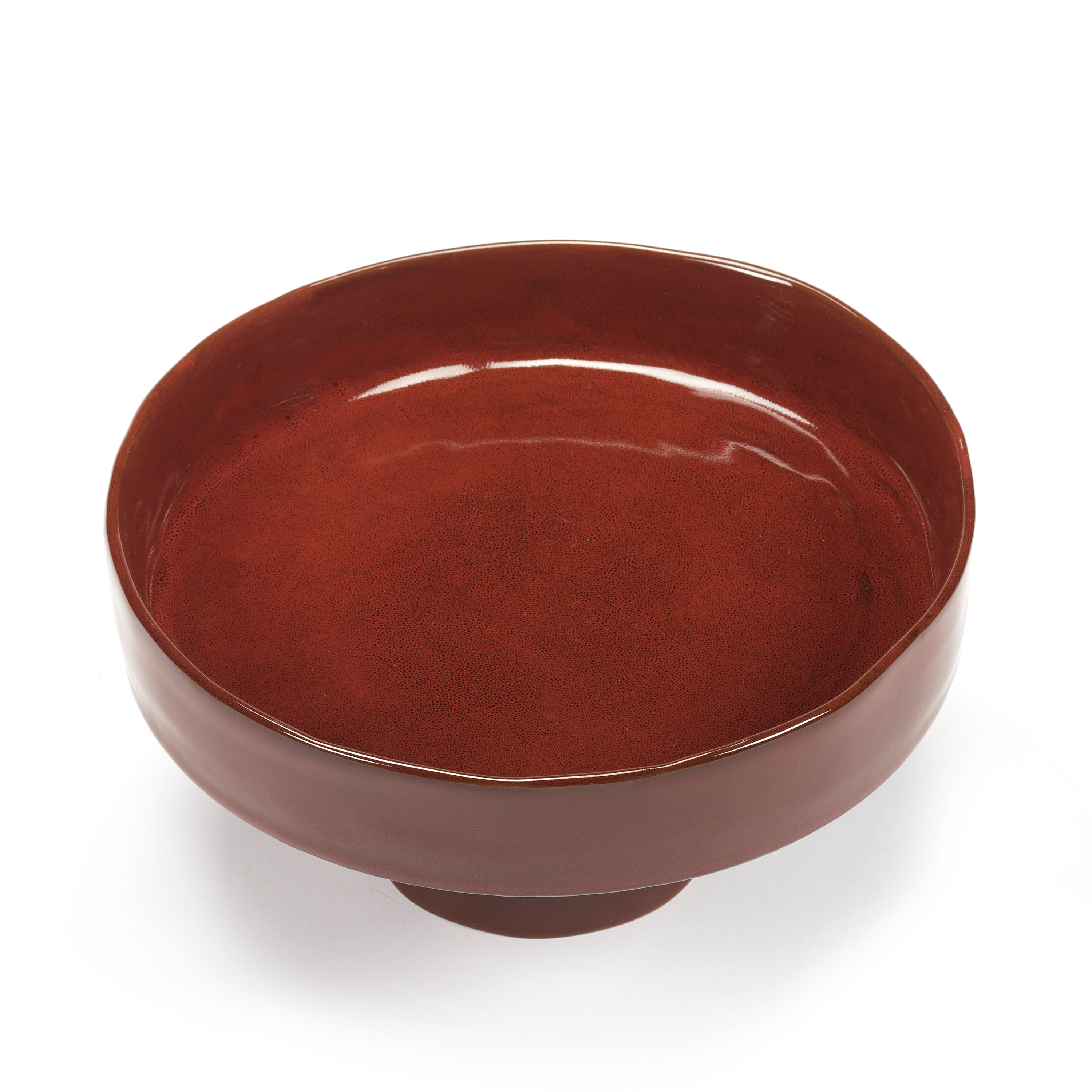 Serax La Mère Serveringsfat på Fot Venetian Red Ø25