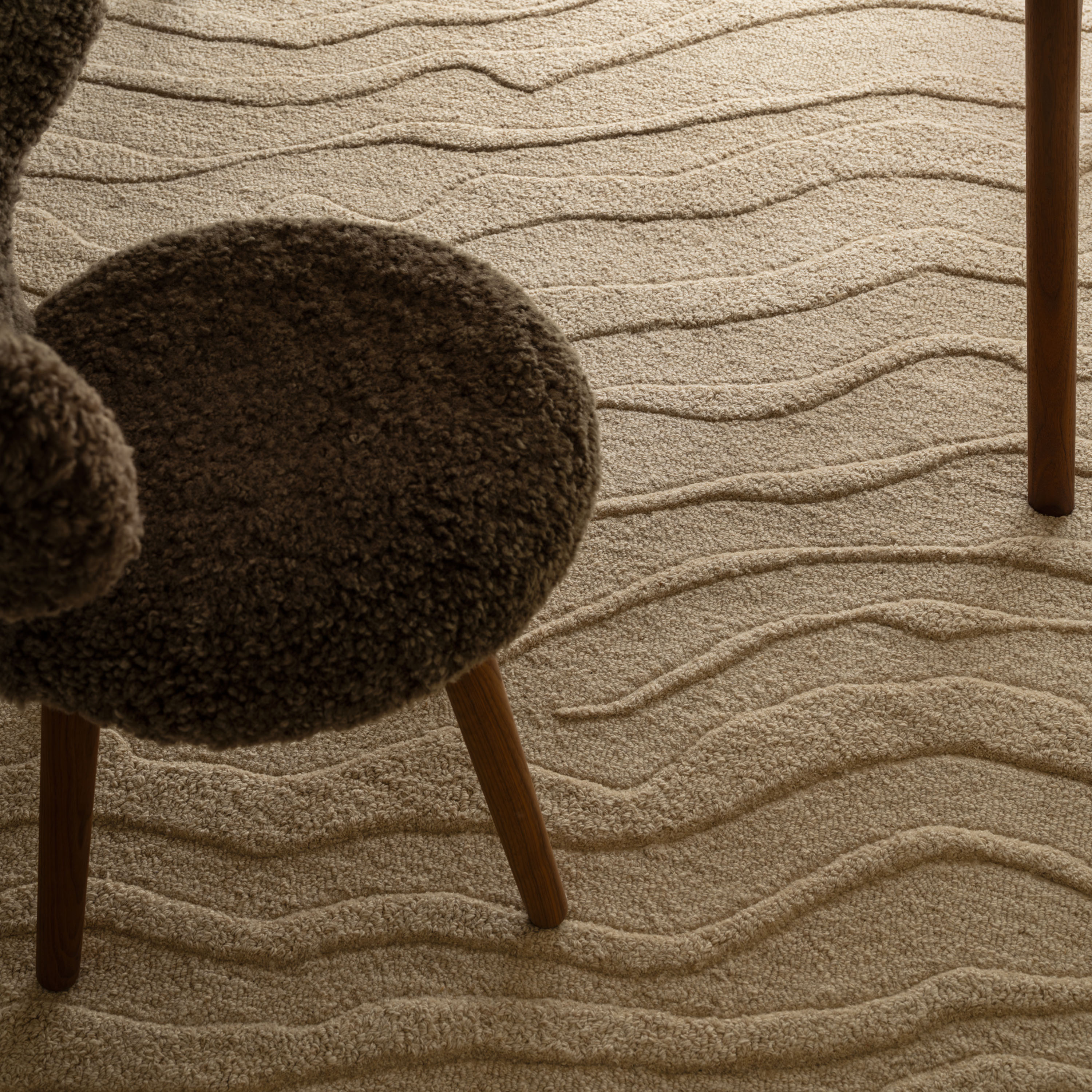 Tinted Duvell Ullteppe Lys Beige 250x350