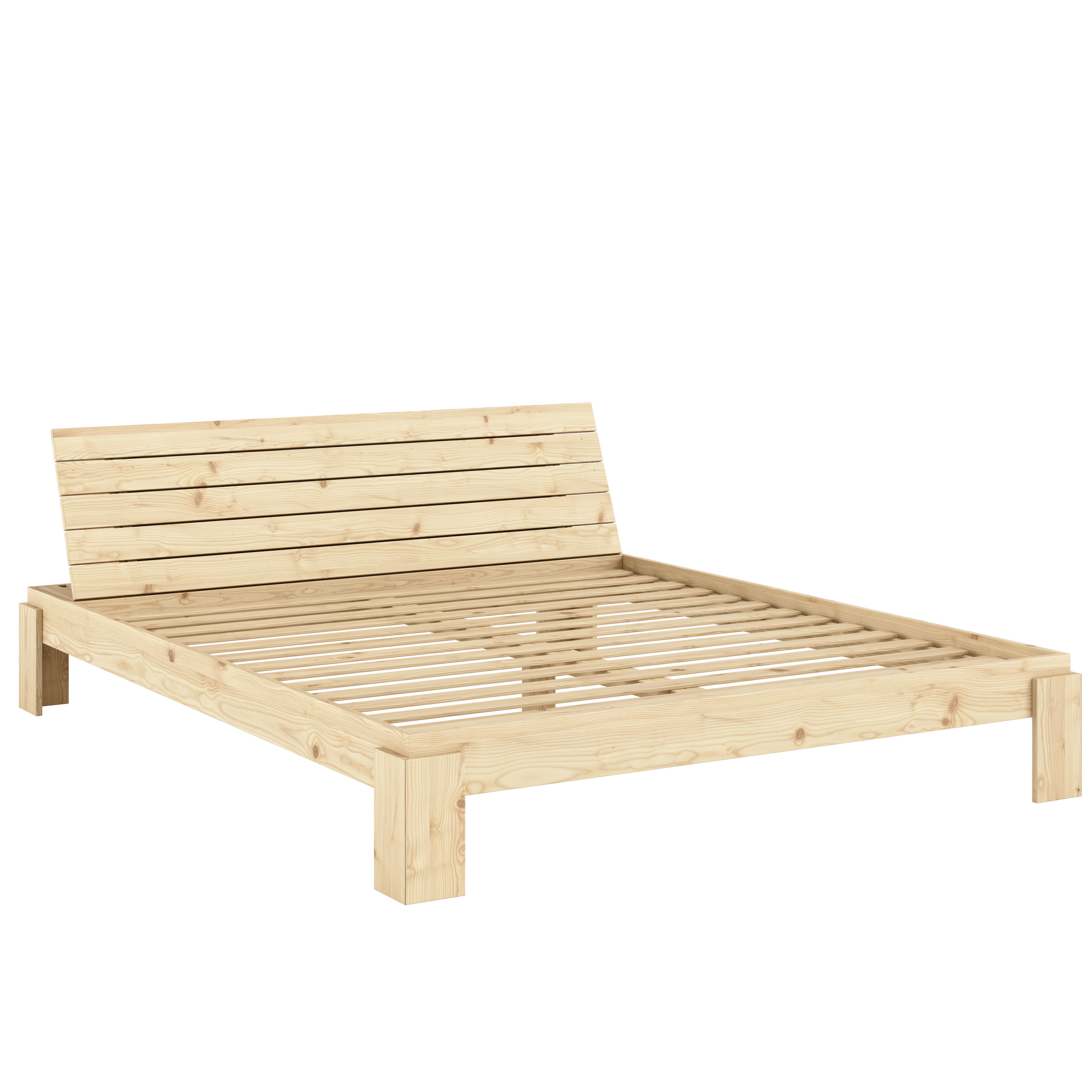 Karup Design - Layers Sängynrunko Päädyllä Luonnonväri 180x200 Beige - Furu - Sängynrungot