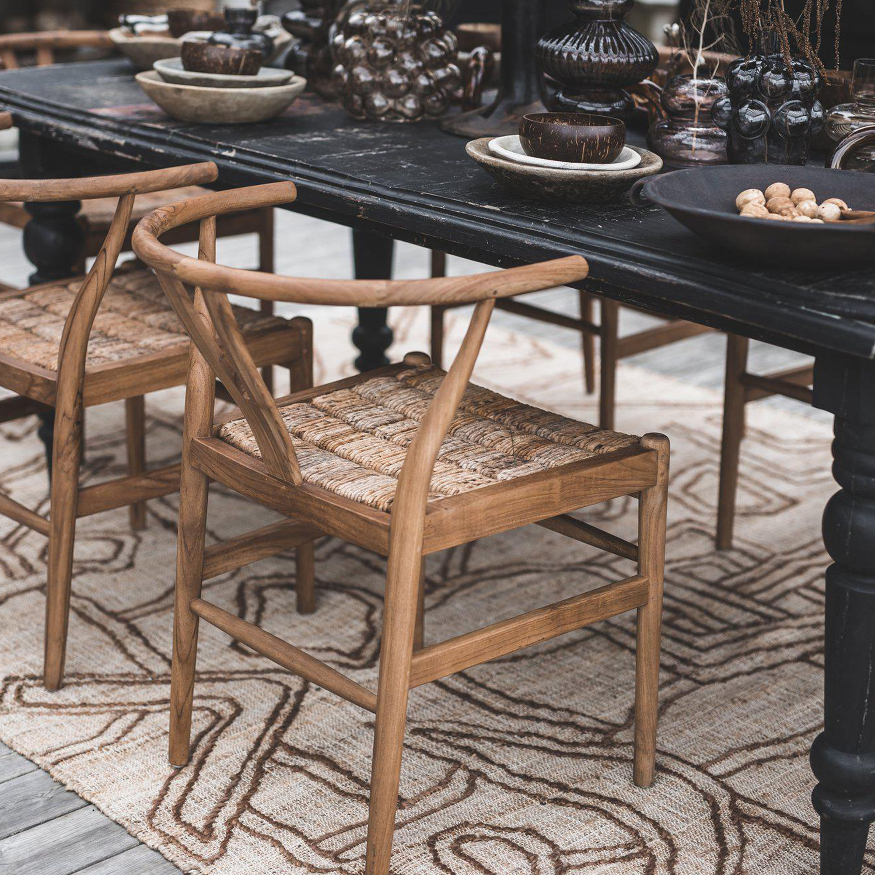 Jakobsdals Kiana Jutematta Beige/Brun 200x300