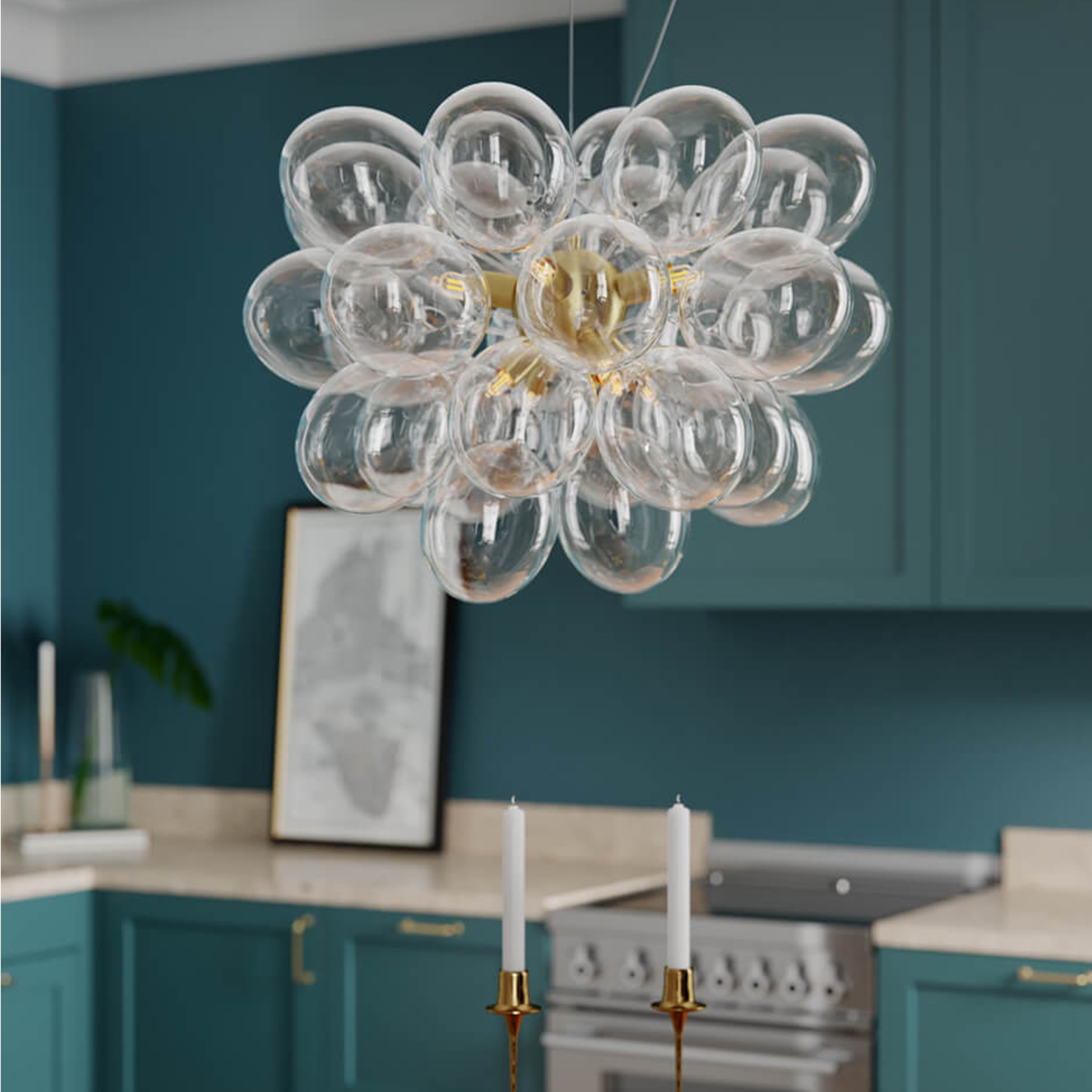 By Rydéns Gross Taklampa Mässing/Klar