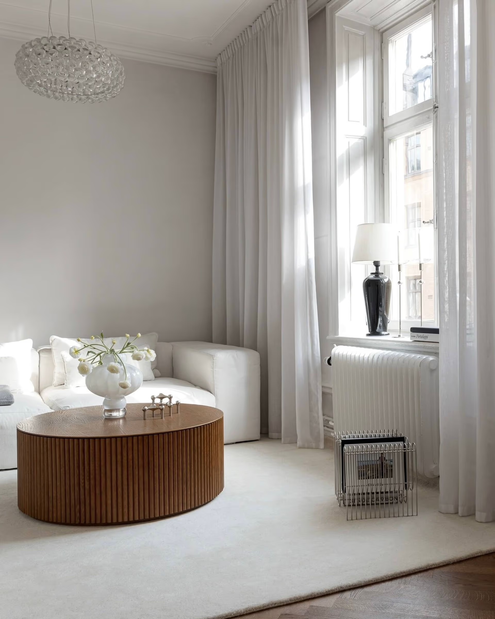 Tinted Liljehok Wollteppich Offwhite 250x350