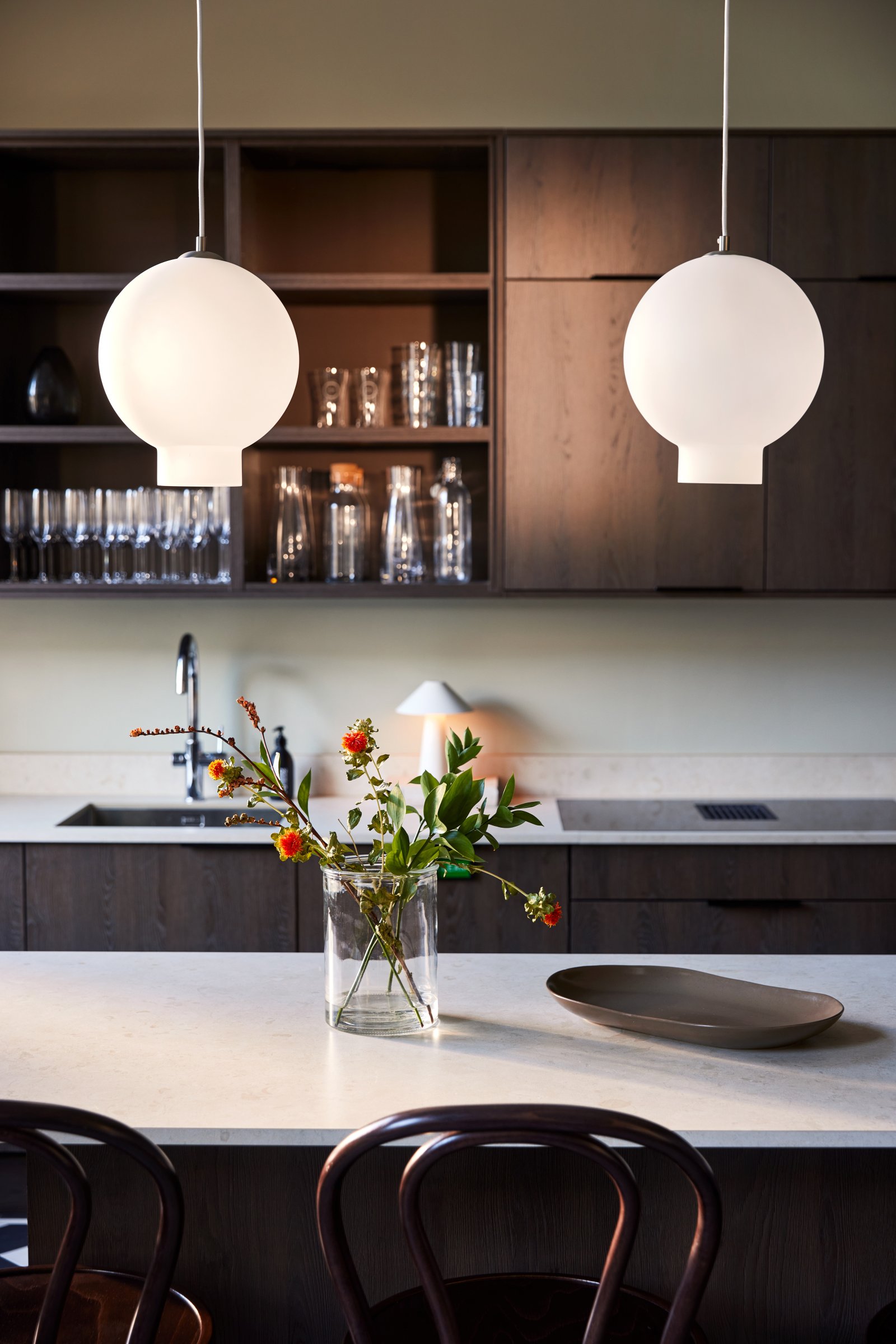 Globen Lighting Bams Taklampa Frostad Vit Ø25