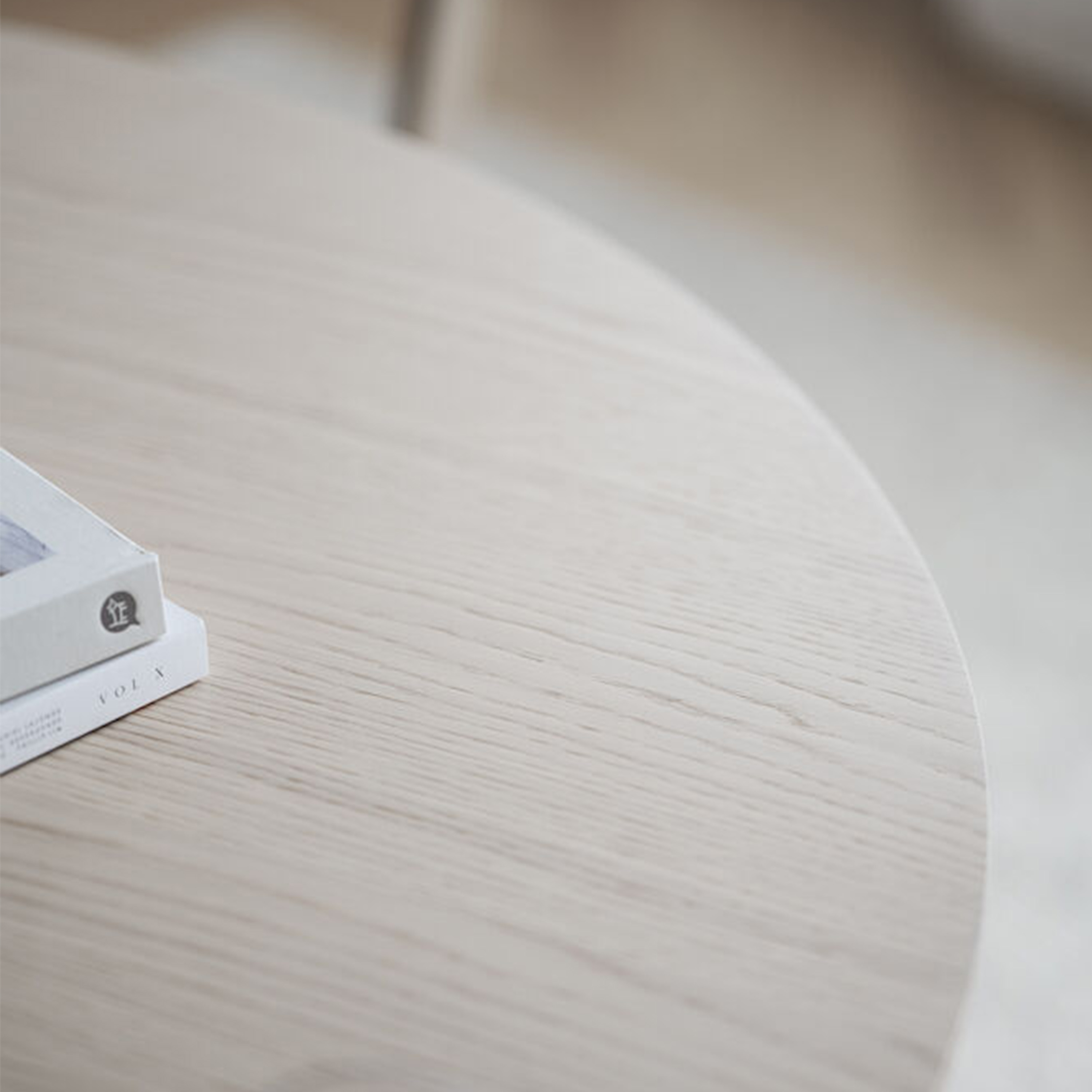 Rowico Home Yumi Matbord Vitpigmenterad Ø115