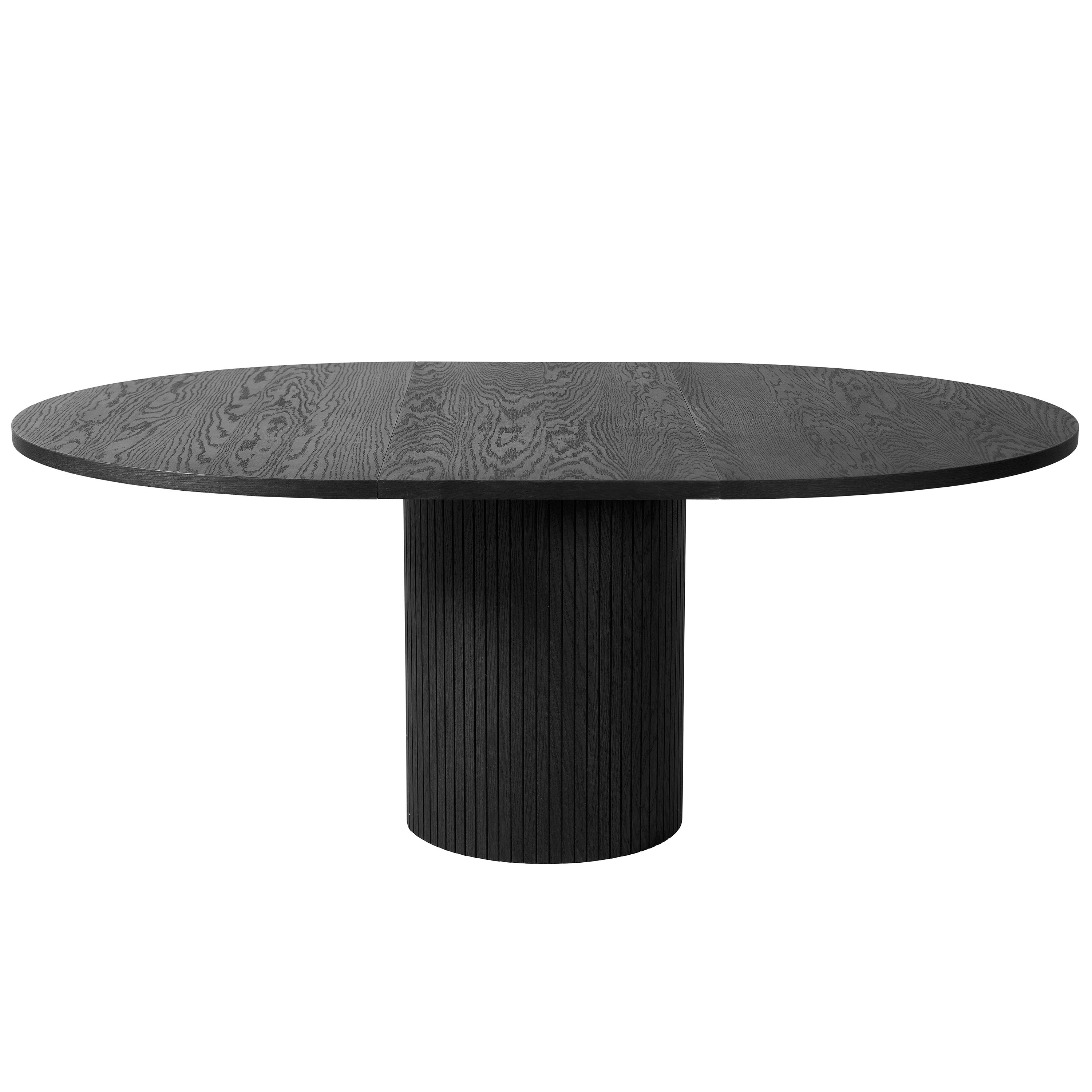 Sleepo Collection Bauer Matbord Svartbetsad Ø130+50