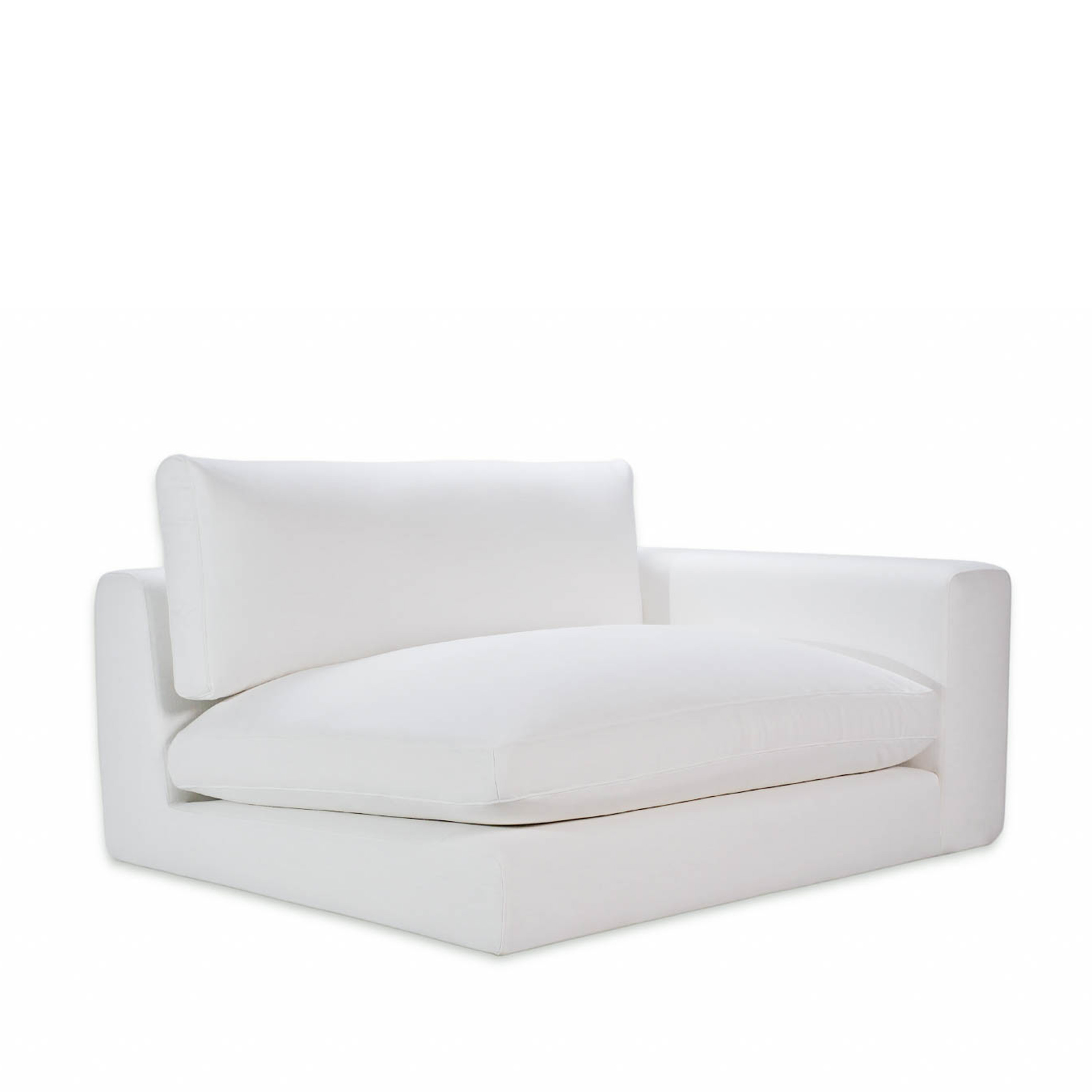 Capri 1.5-sits Soffmodul Höger Armstöd White 142cm