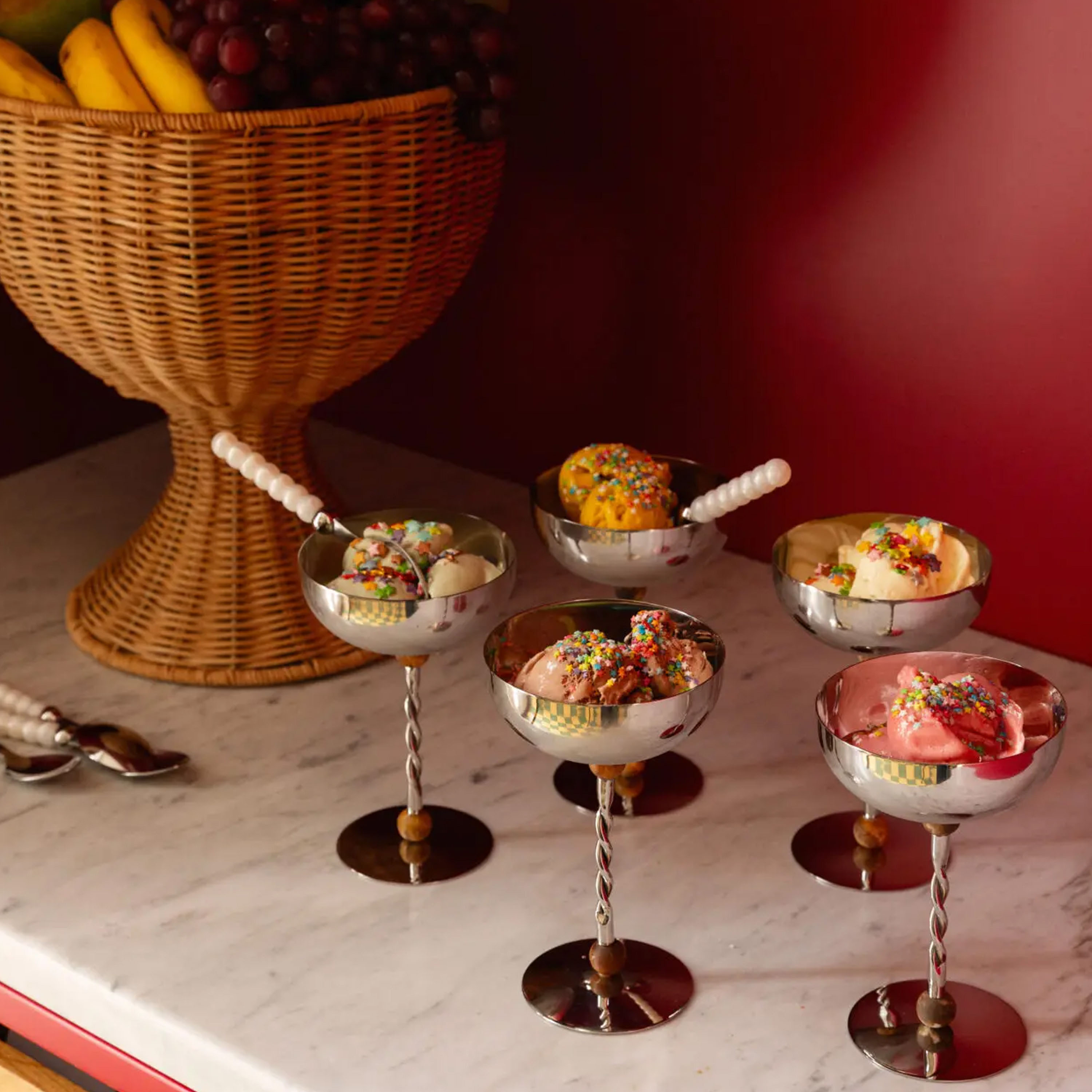 Olsson &amp; Jensen Resin skål sølv 13x10