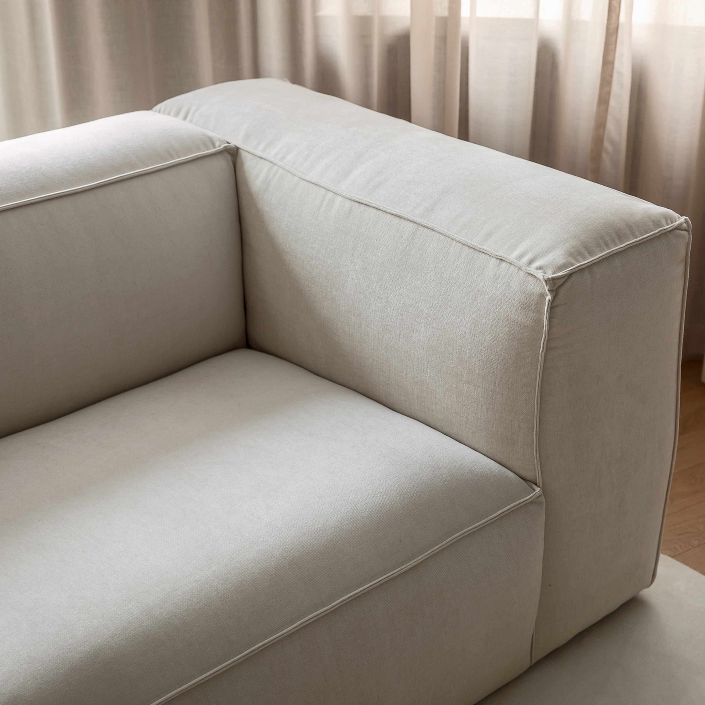 Sleepo Collection Luca Divaanisohva Vasen Creme 309cm