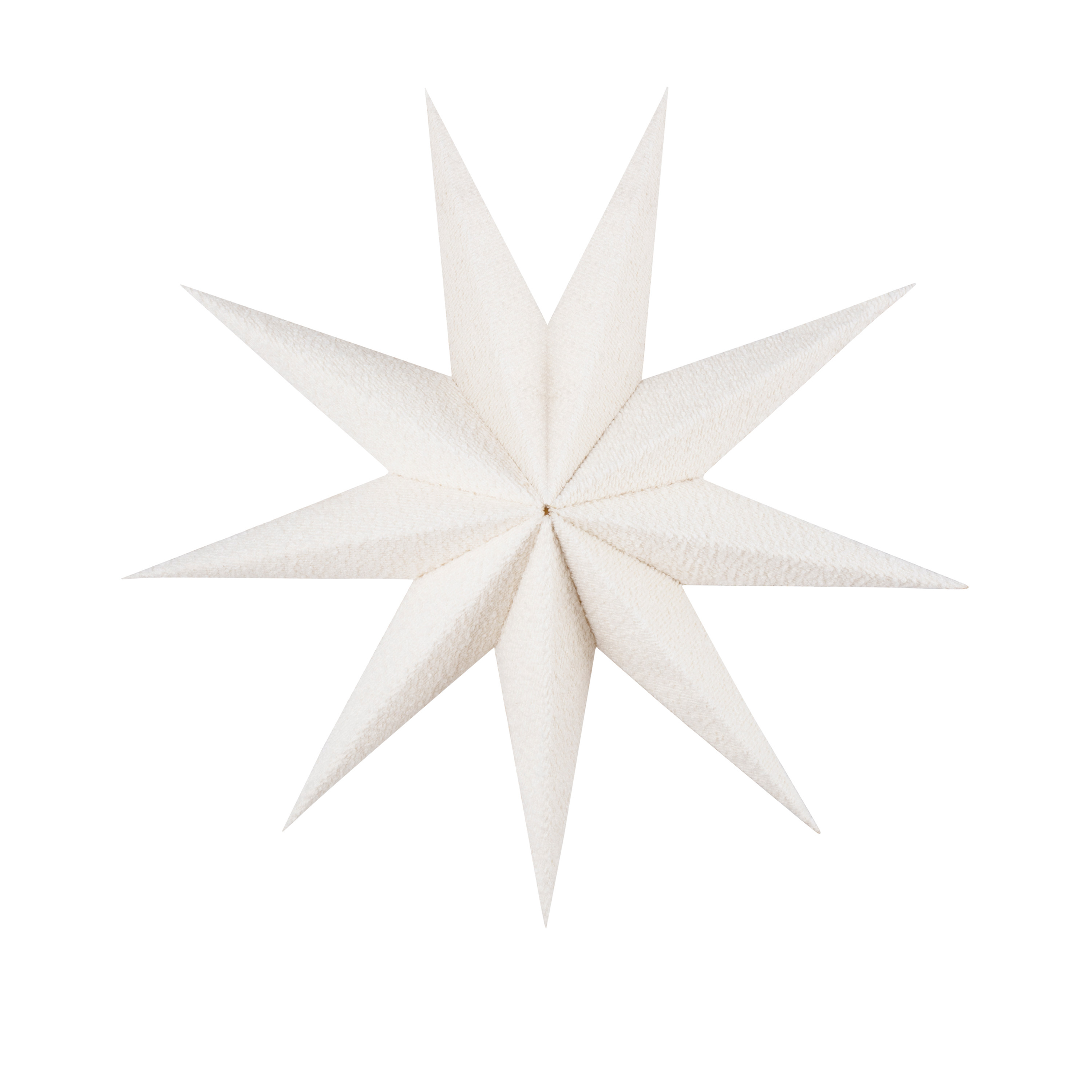 Stella Julstjärna Vit Bouclé 60cm