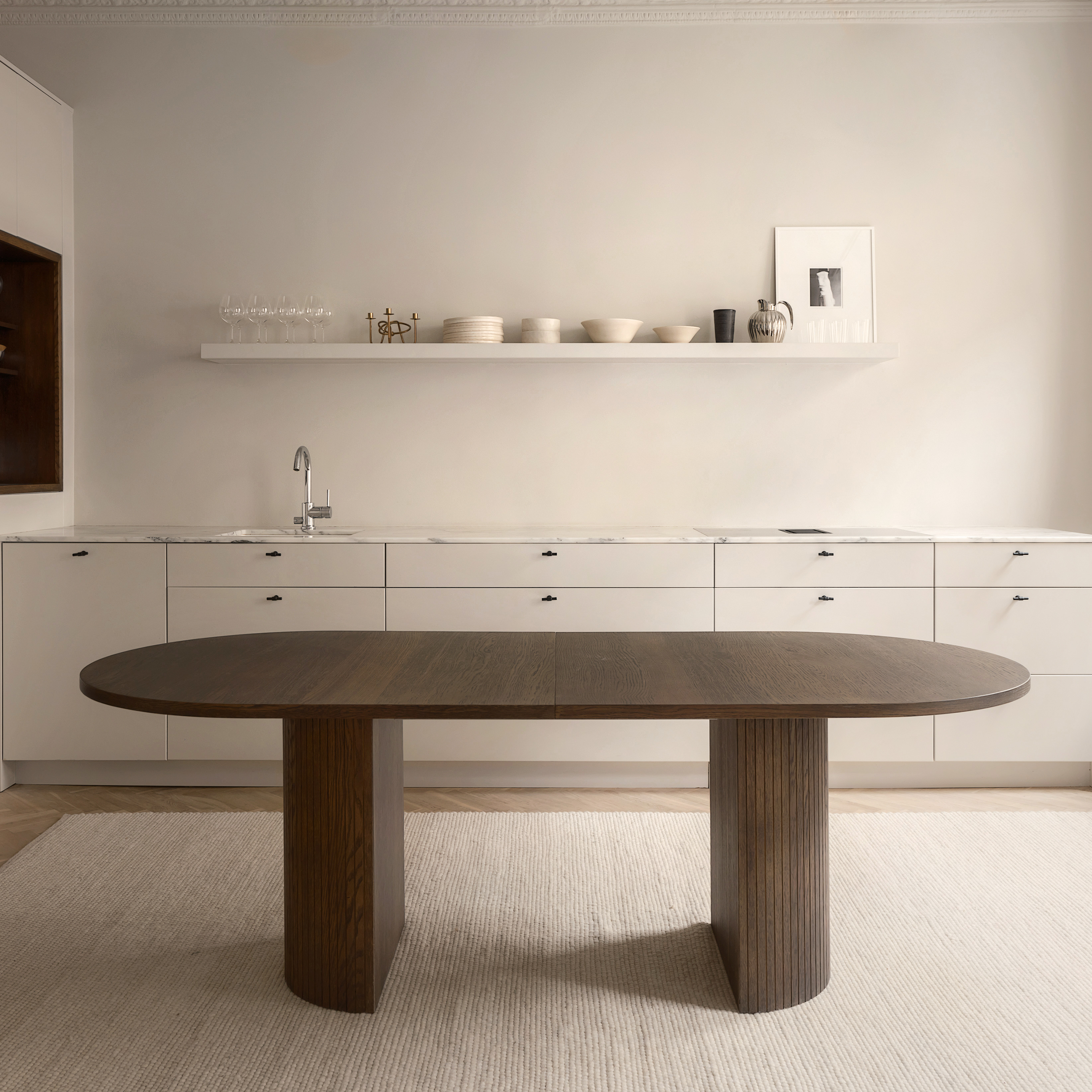 Sleepo Collection Bauer Matbord Brunbetsad 220+50