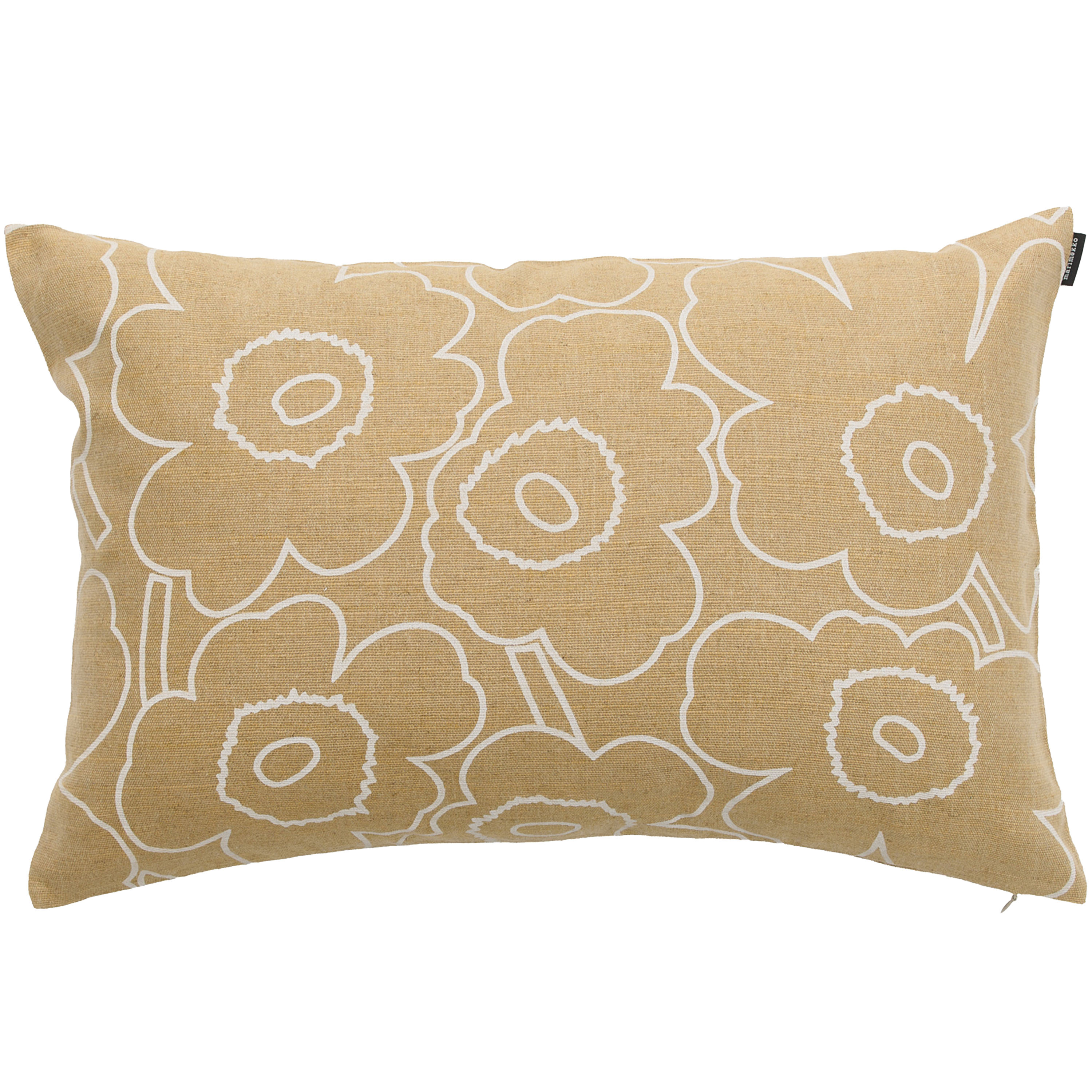 Pieni Piirto Unikko Kuddfodral Straw/Off White 40x60