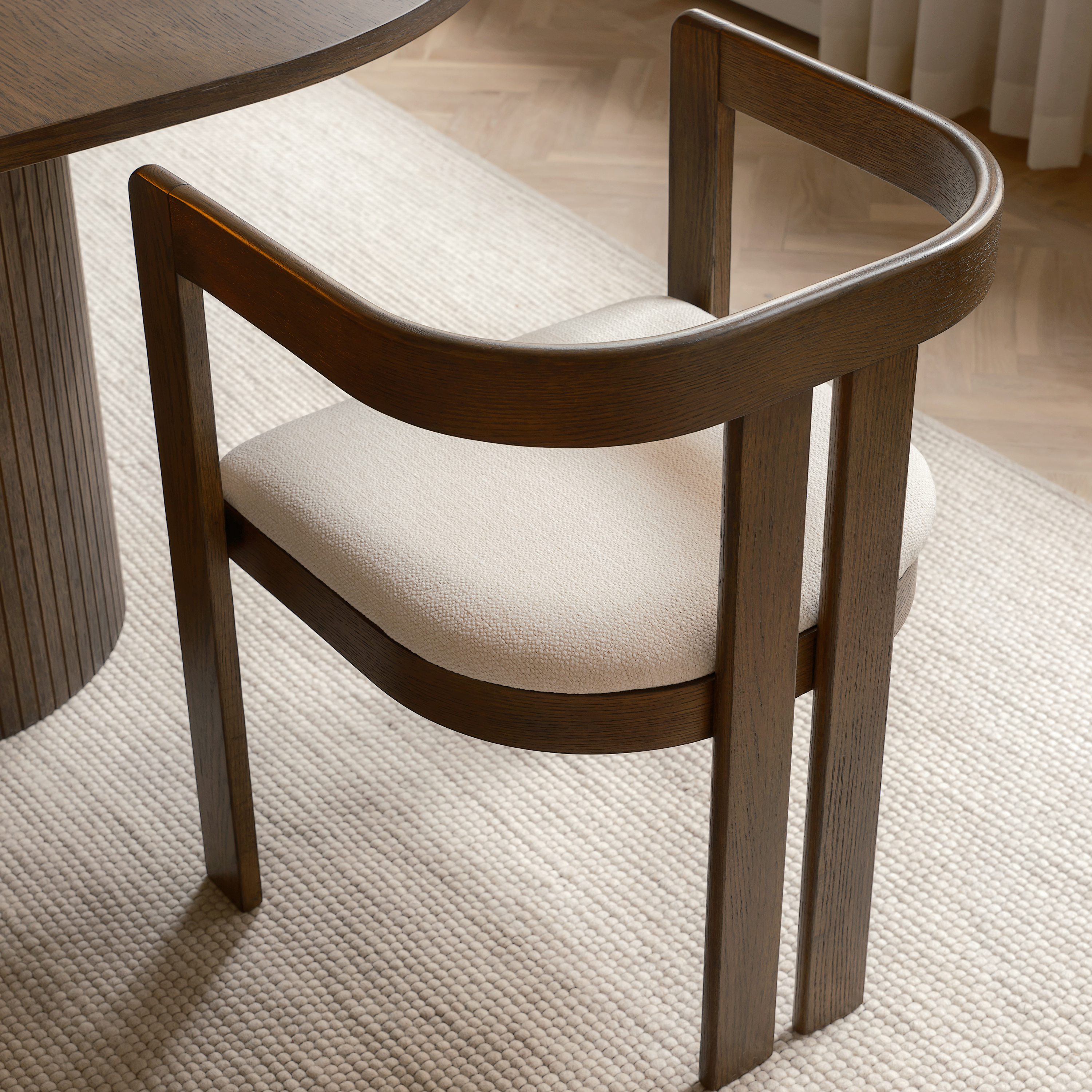 Sleepo Collection Callum Karmstol Brunbetsad/Vit