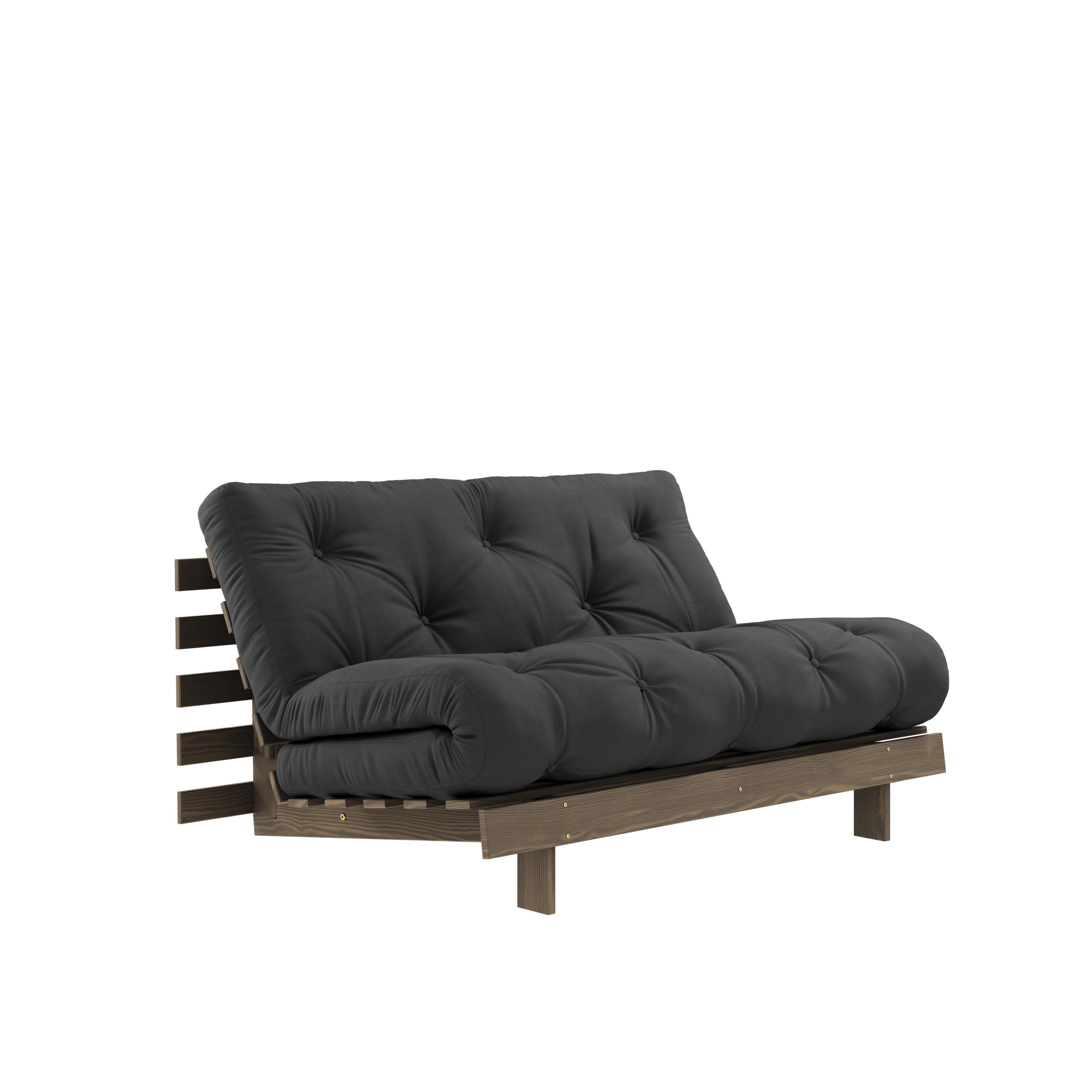 Roots Sovesofa Brun/Dark Grey 140cm