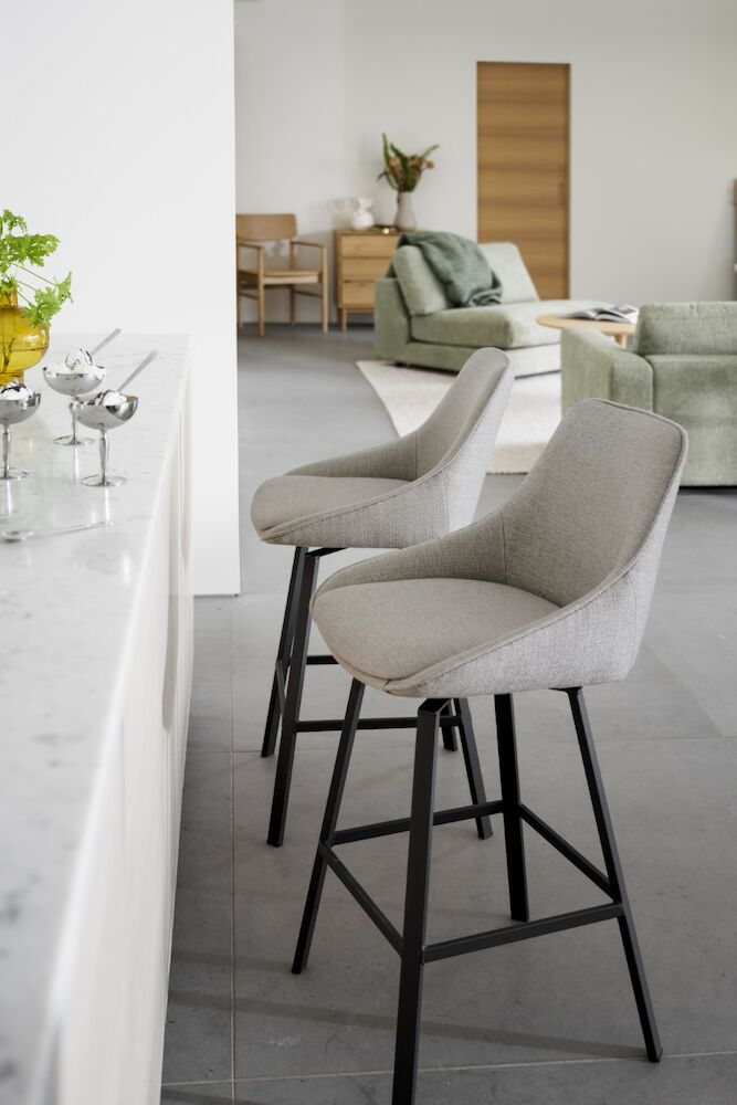 Rowico Home Alison Barstol Beige/Svart