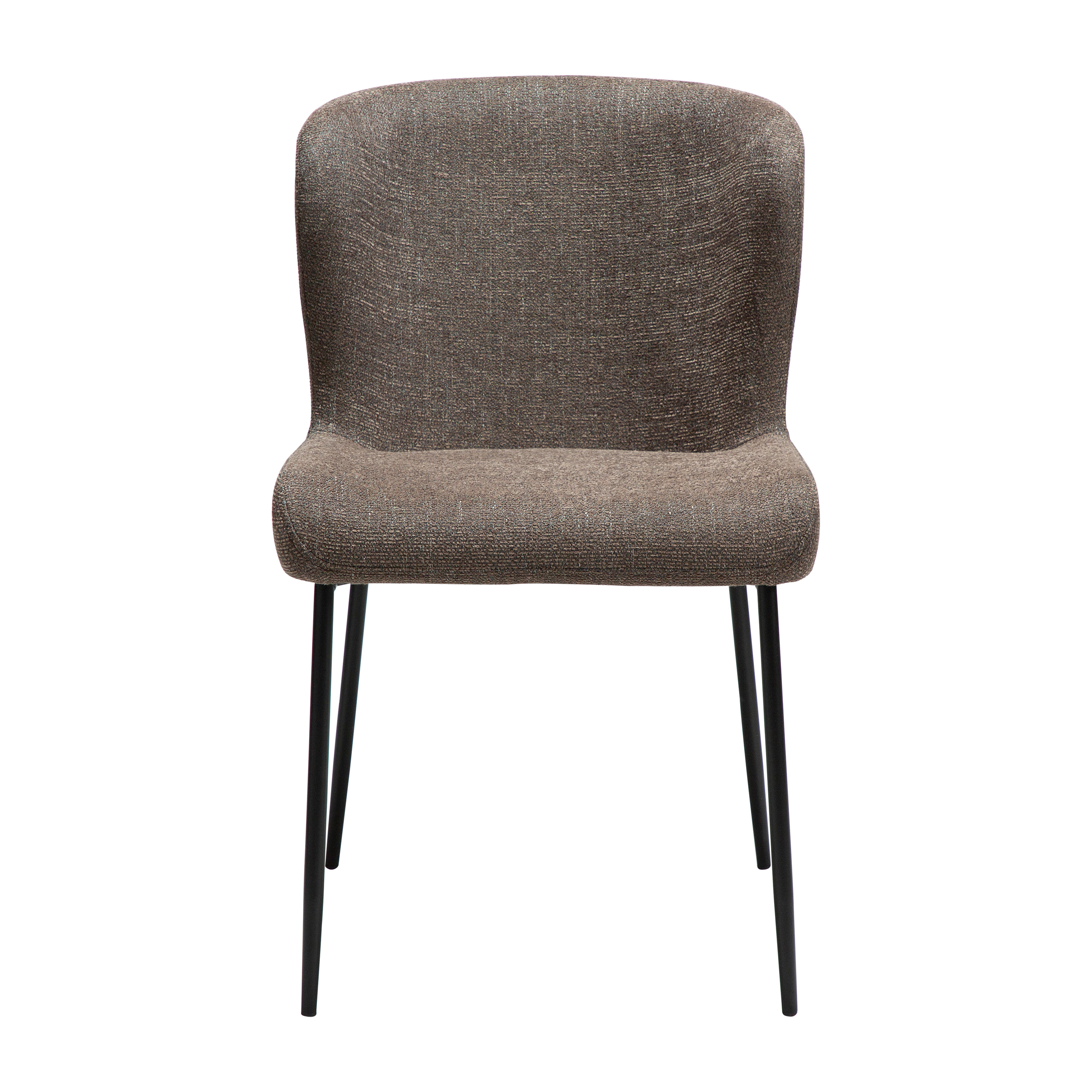 Dan Form Glam Ruokatuoli Major Ruskea Bouclé