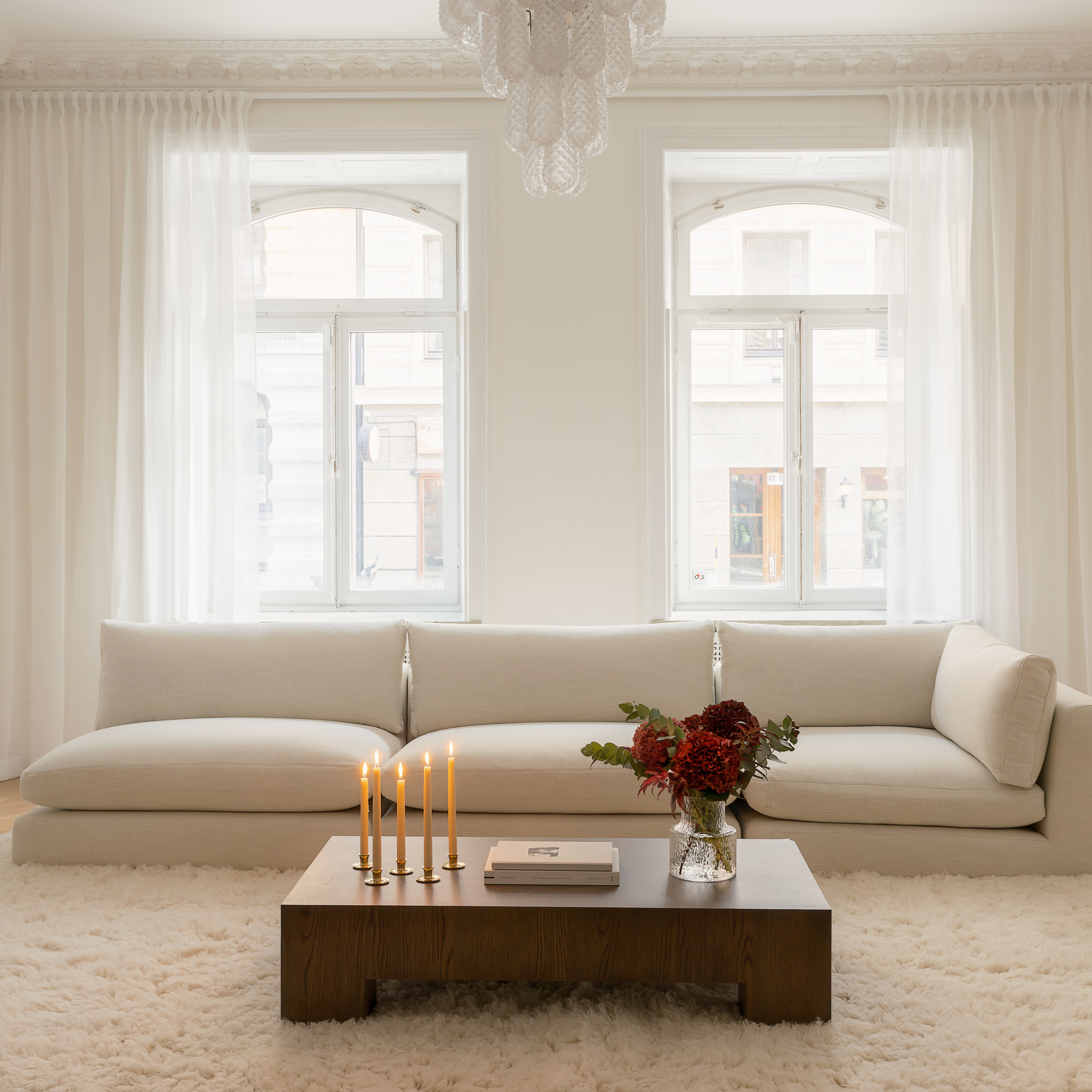 Sleepo Collection Capri 1-seter sofamodul med høyre armlene Beige 107cm