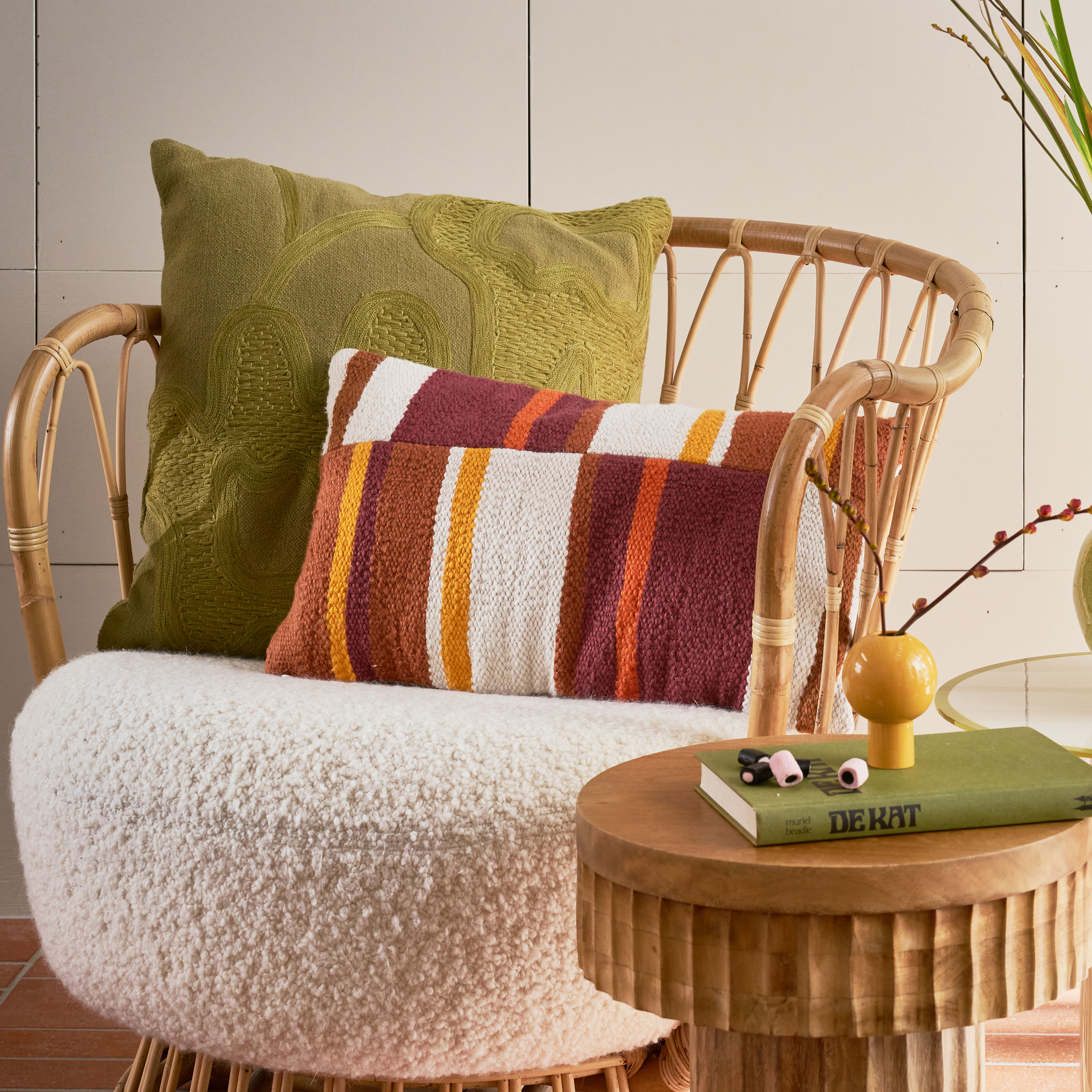 Urban Nature Culture Kedi Prydnadskudde Evergreen Spring 50x50