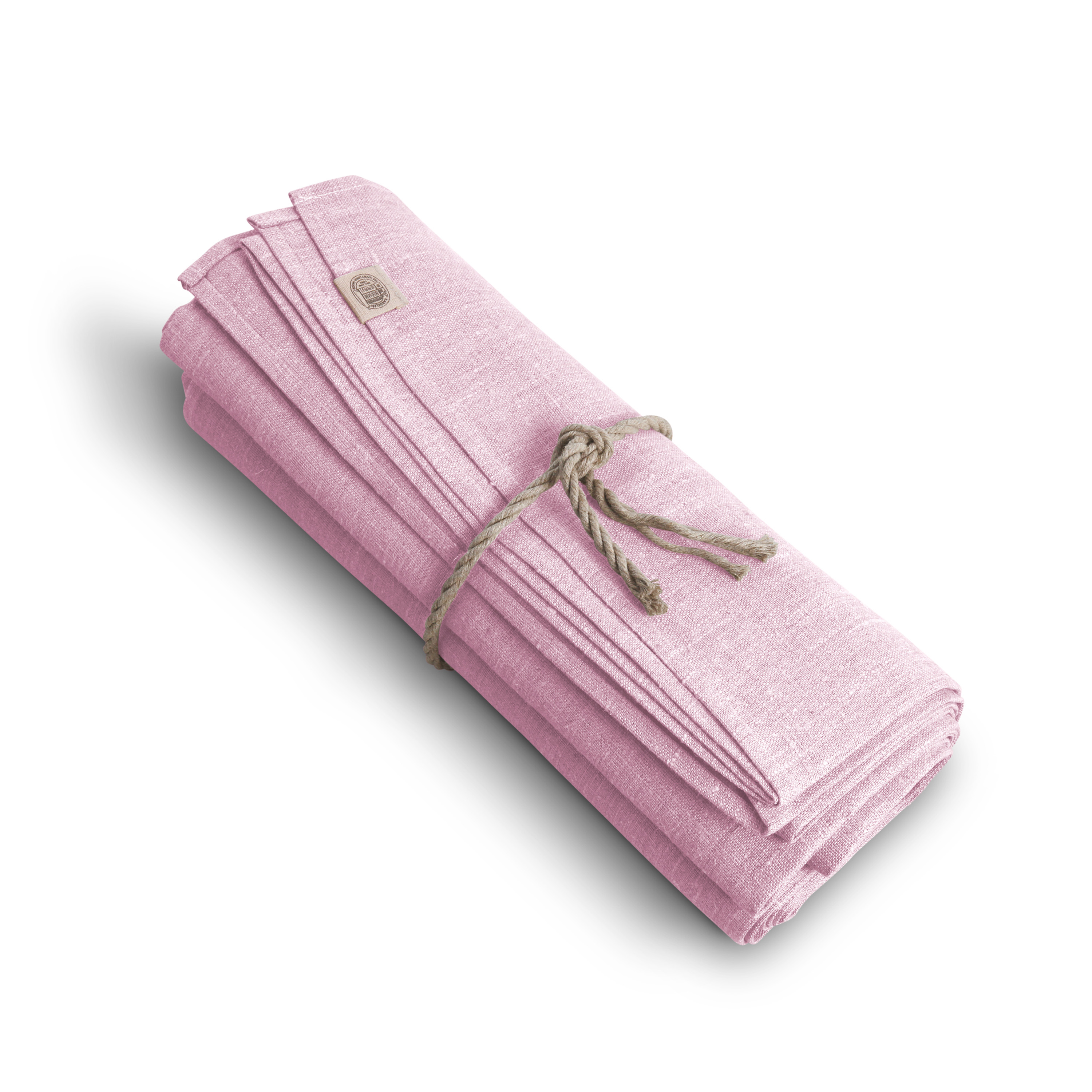 Classic Linneduk Soft Pink 145x380