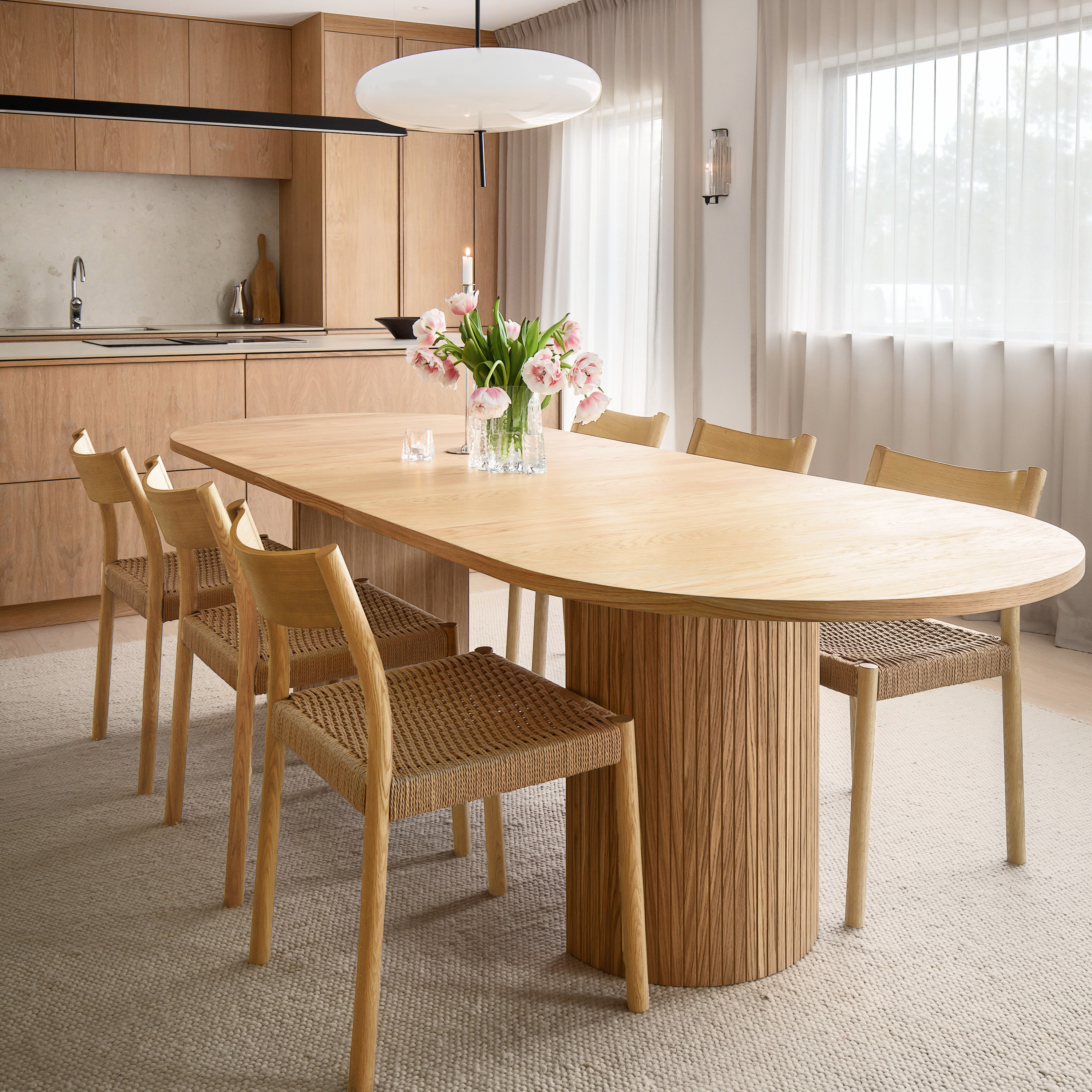 Sleepo Collection Bauer Matbord Ek 220+50