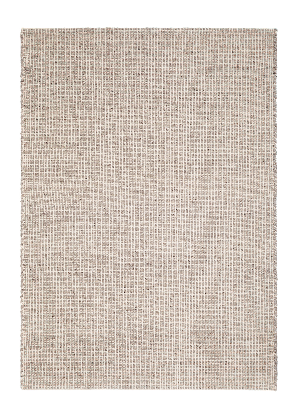 KM Carpets - Olga Ullmatta Grå/Vit 160x230