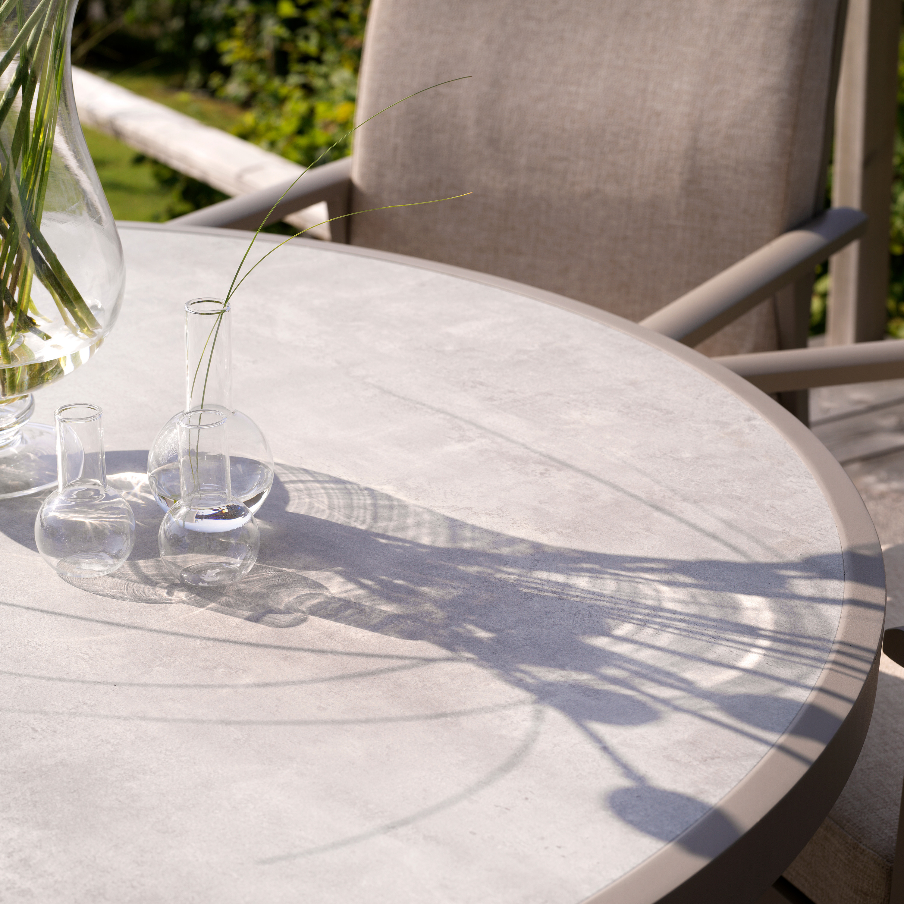 Brafab Samvaro Matbord Khaki/Sand Ø140