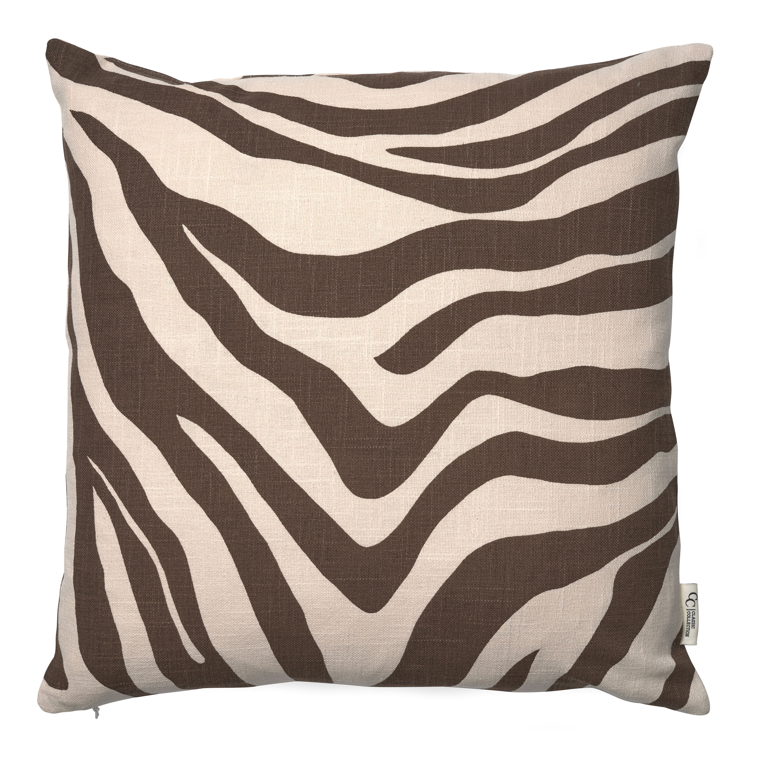 Savannah Kuddfodral Brown/Off White 50x50