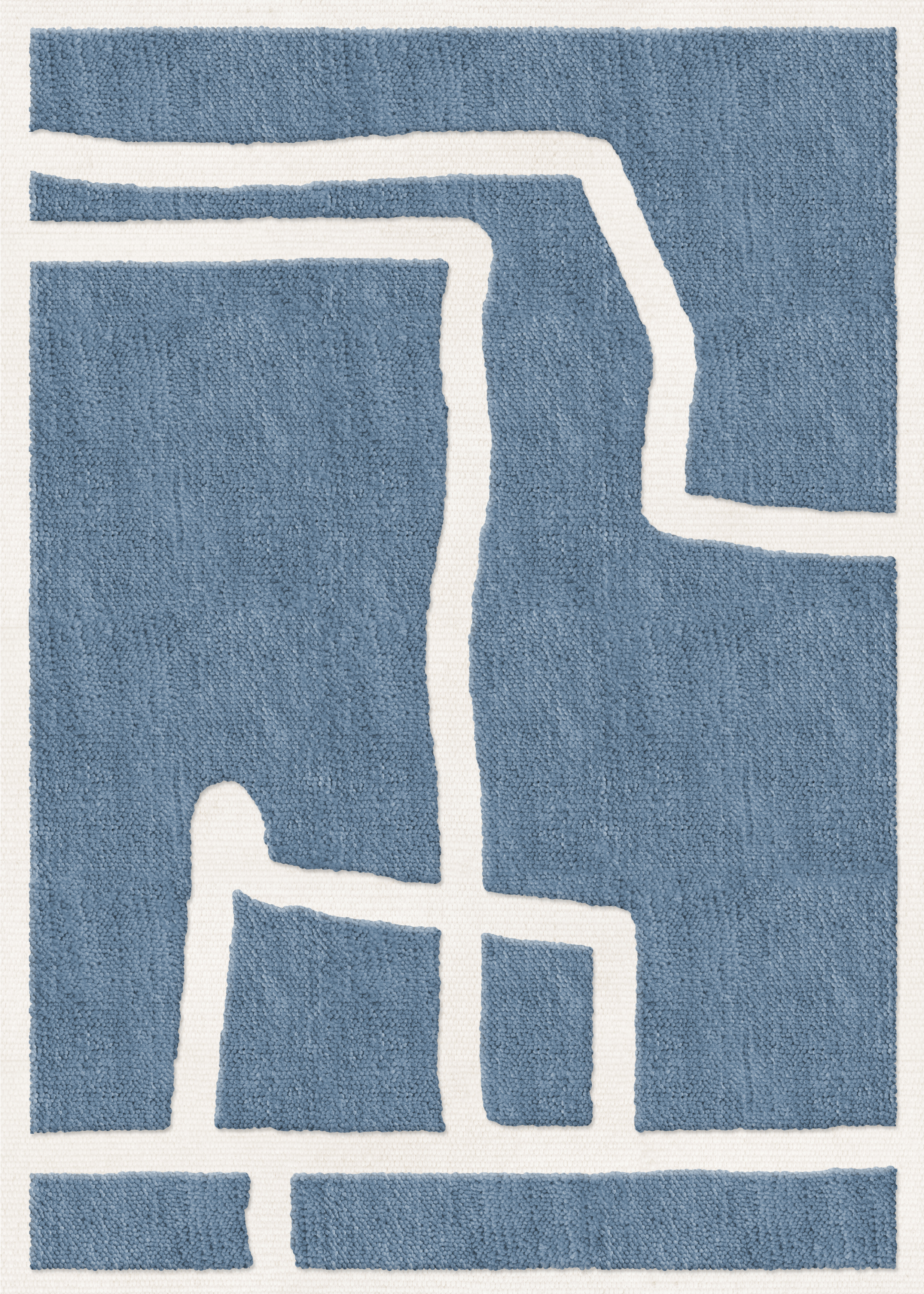 Layered - Gotland Klint Ullmatta Cornflower Blue 300x400 - Blå