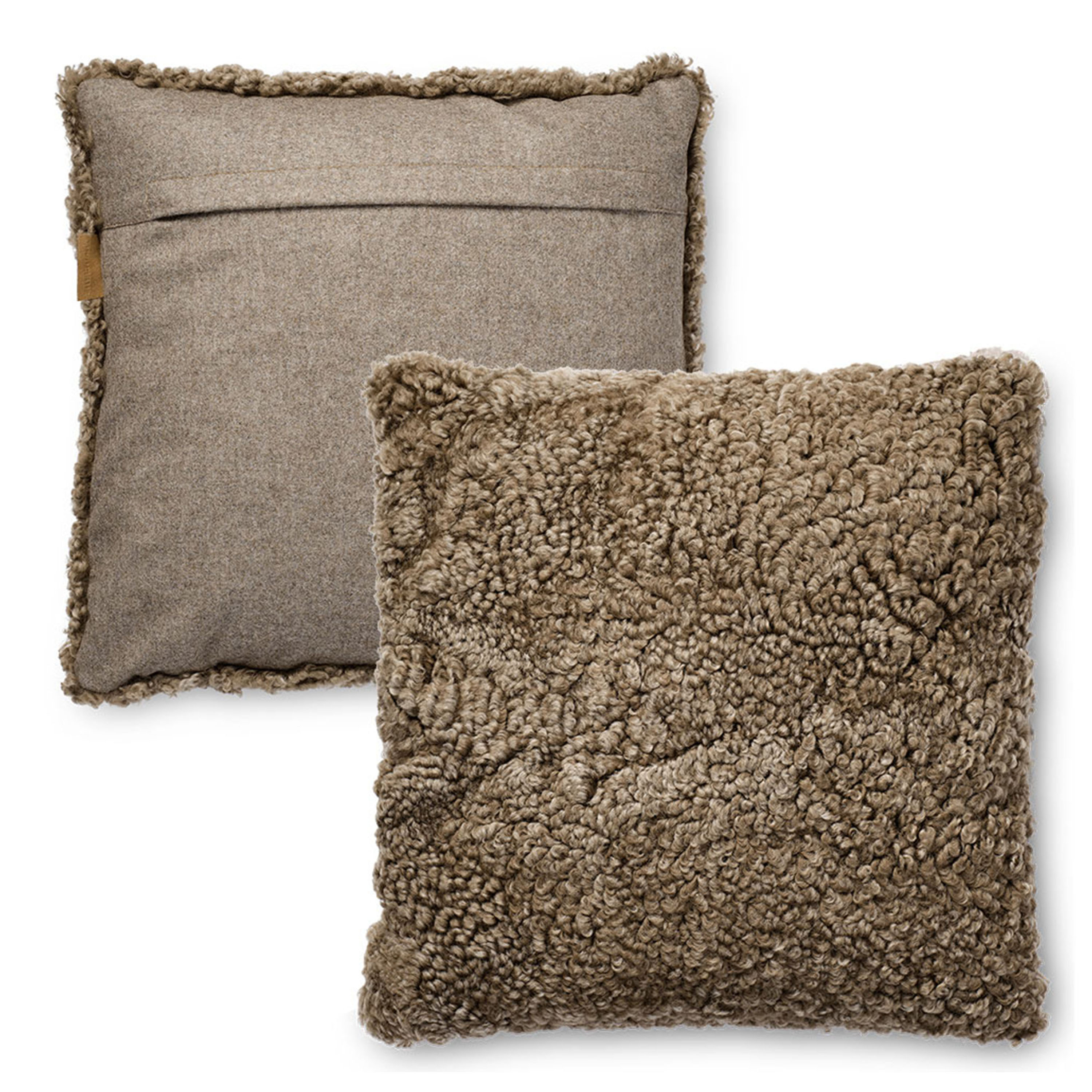 Lina Prydnadskudde Fårskinn Desert 40x40