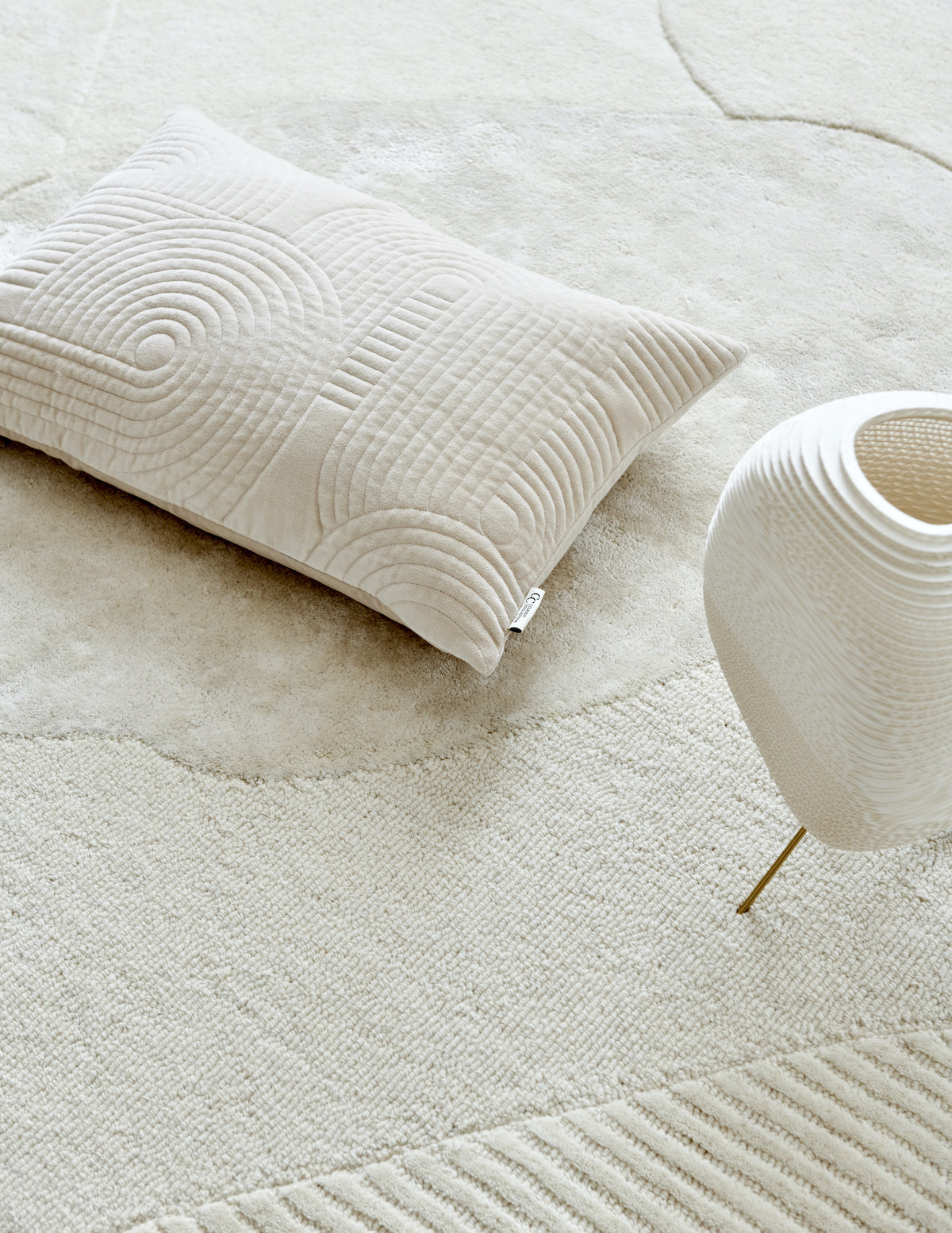 Classic Collection Topaz Woll-/Viskose-Teppich Ivory 250x350