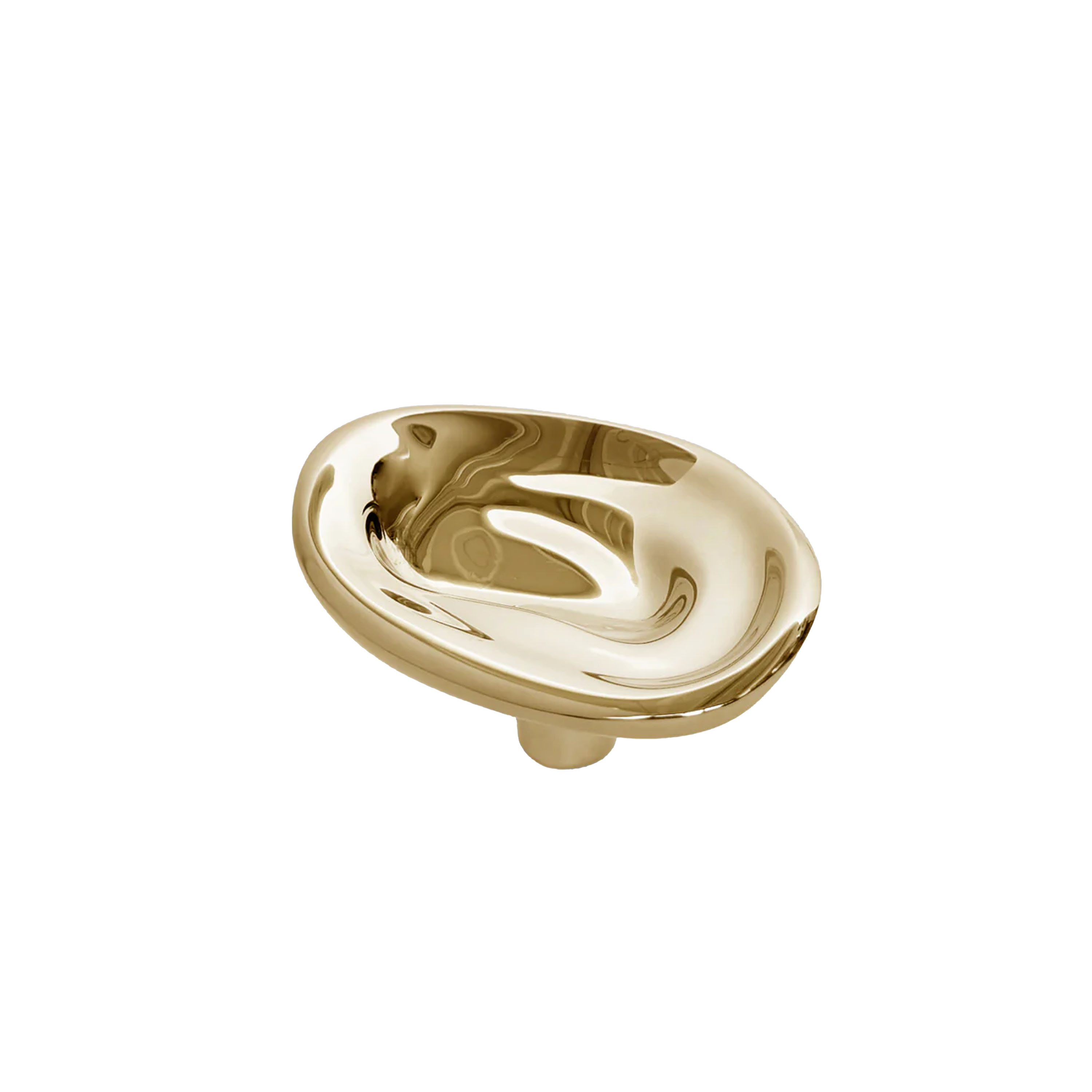 Ripple no. 01 Väggkrok Brass Small