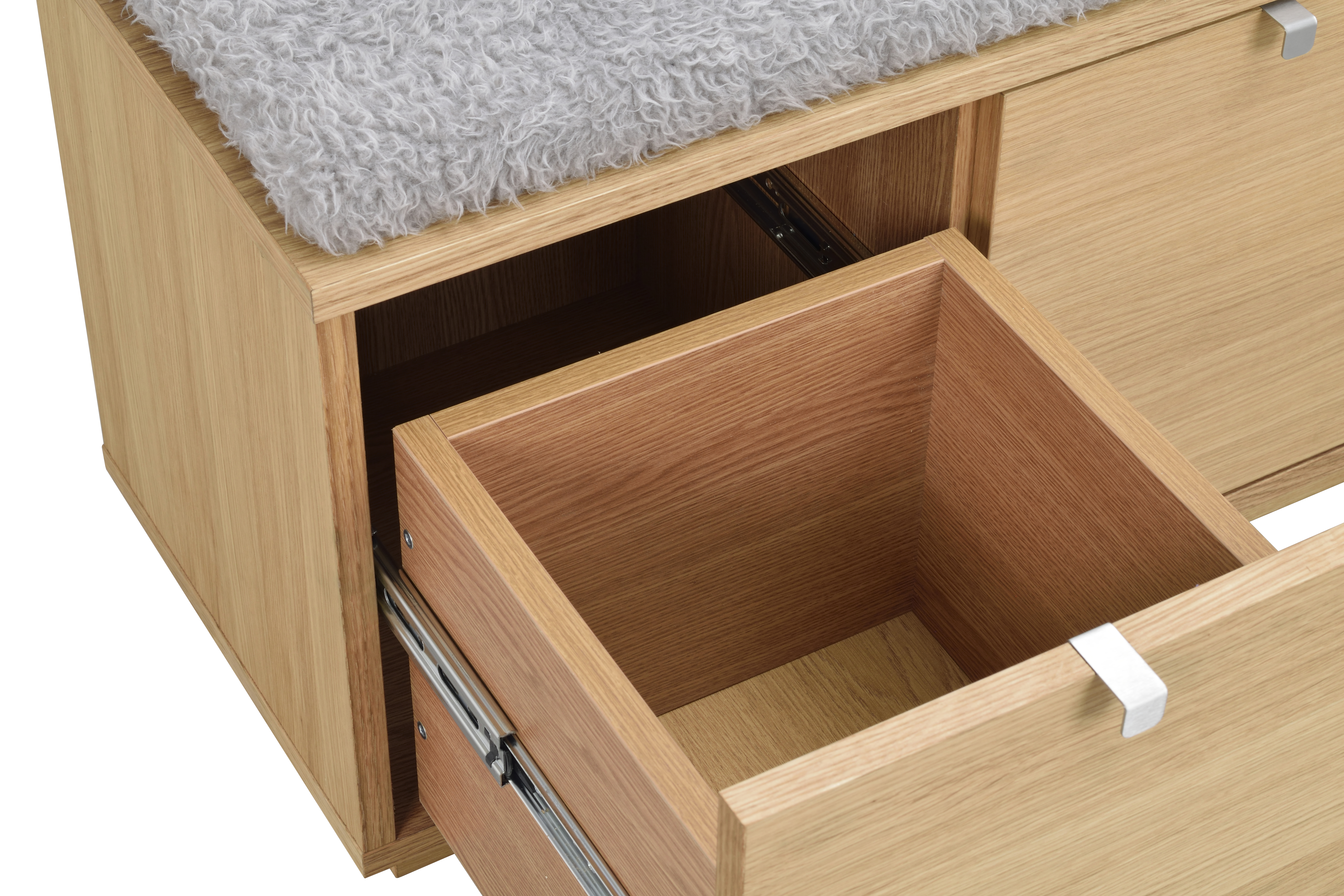 Rowico Home Confetti Bänk 2 Ek/Ljusgrå