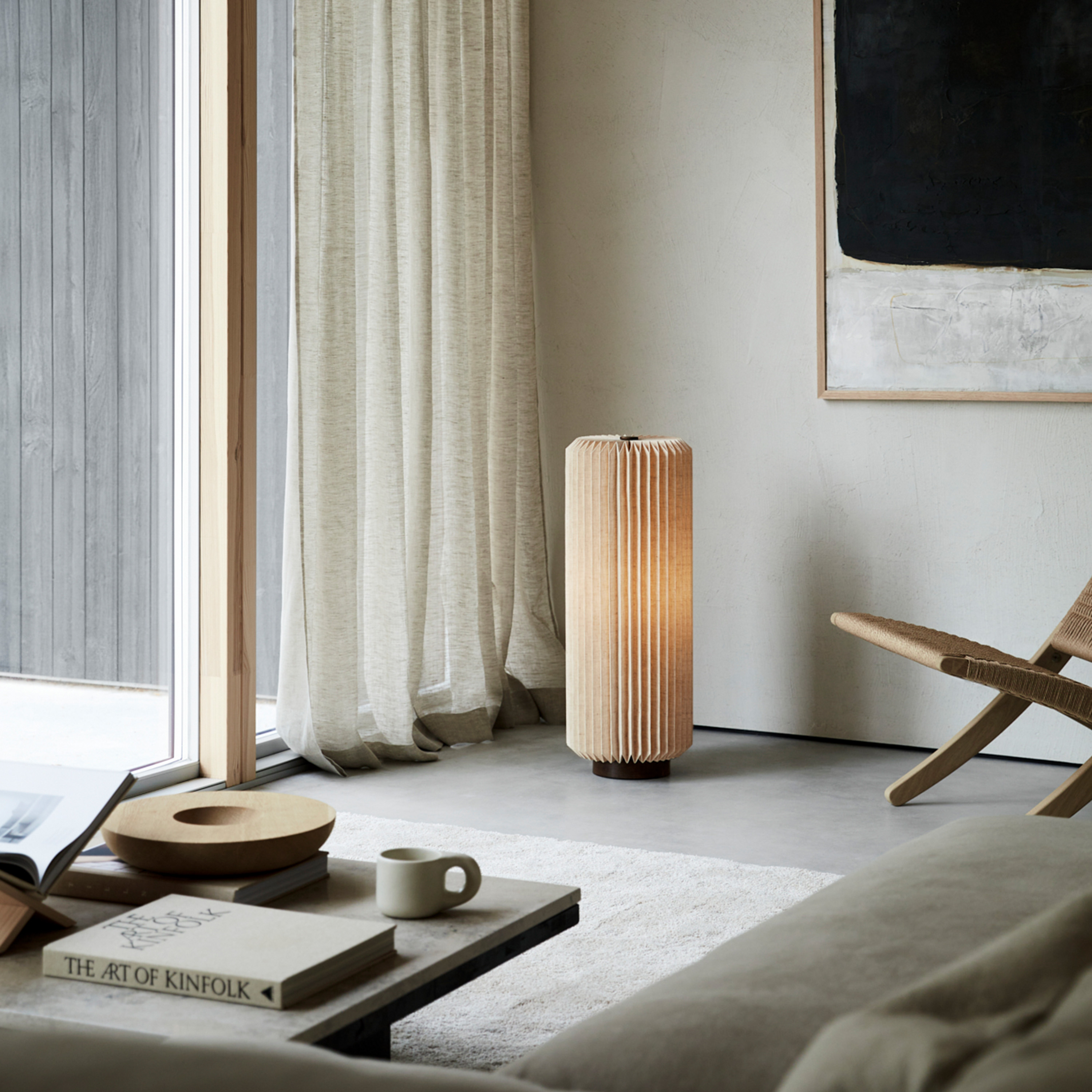 Watt &amp; Veke Alba Gulvlampe Natural 72cm