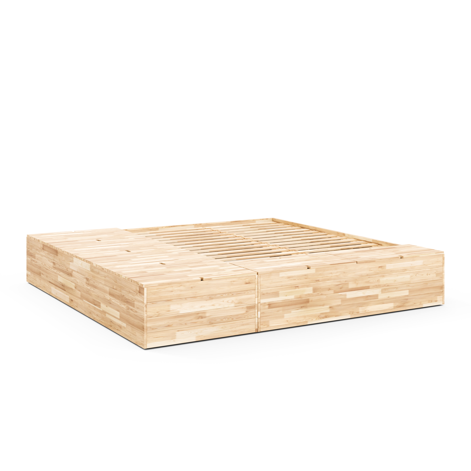 Karup Design - Basement Sängram Natur 160cm inkl Förvaringsbänk - Trä