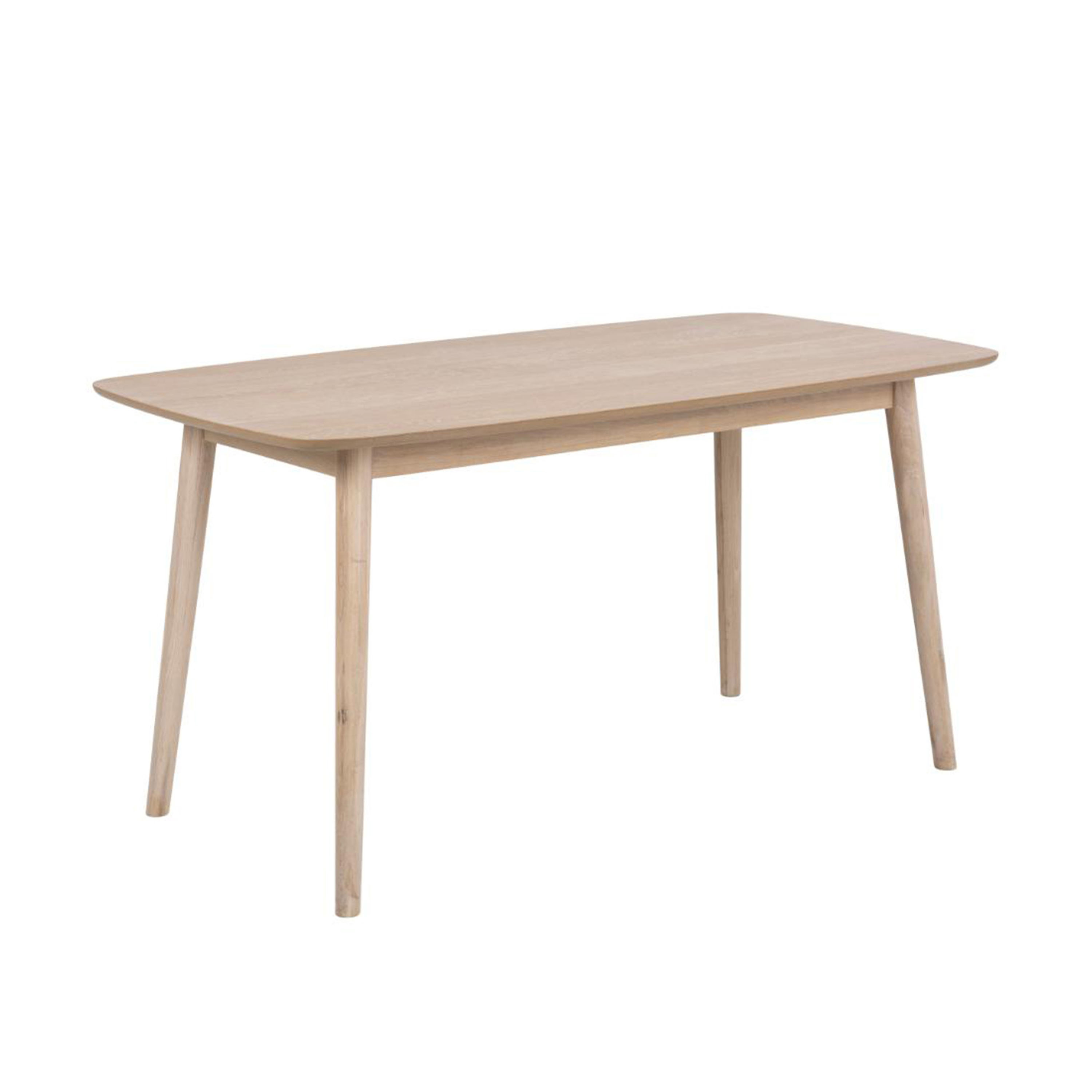 Nicki Spisebord Hvitpigmentert Eik 150cm