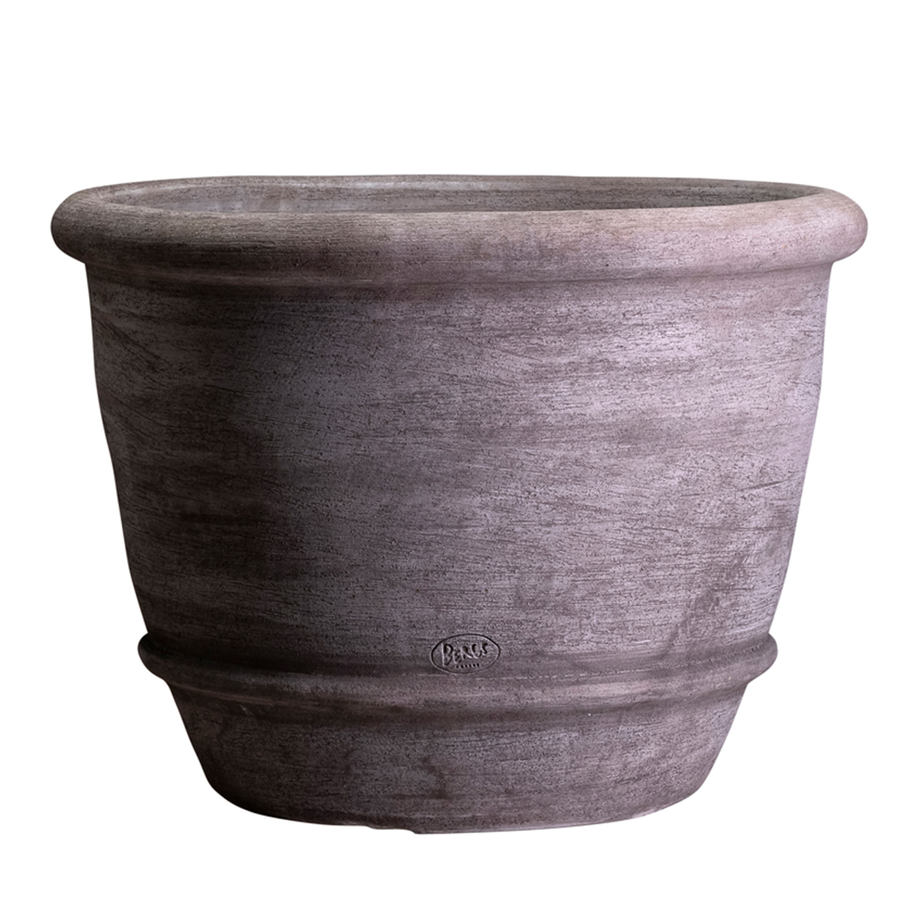 Bergs Potter - Campana Topf Raw Grau Terrakotta Ø60 - Töpfe