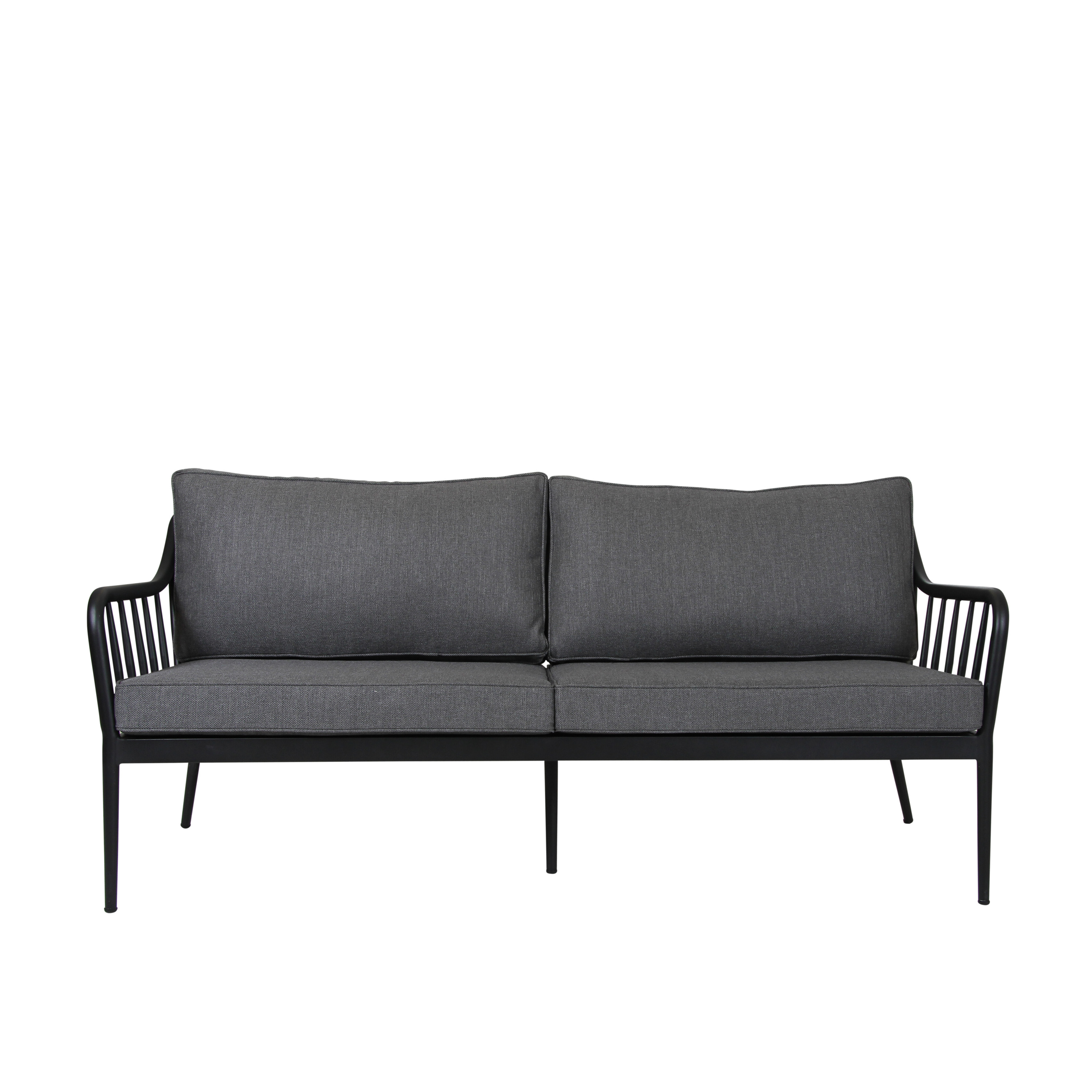 Brafab Coleville 3-sits Soffa Svart/Grå