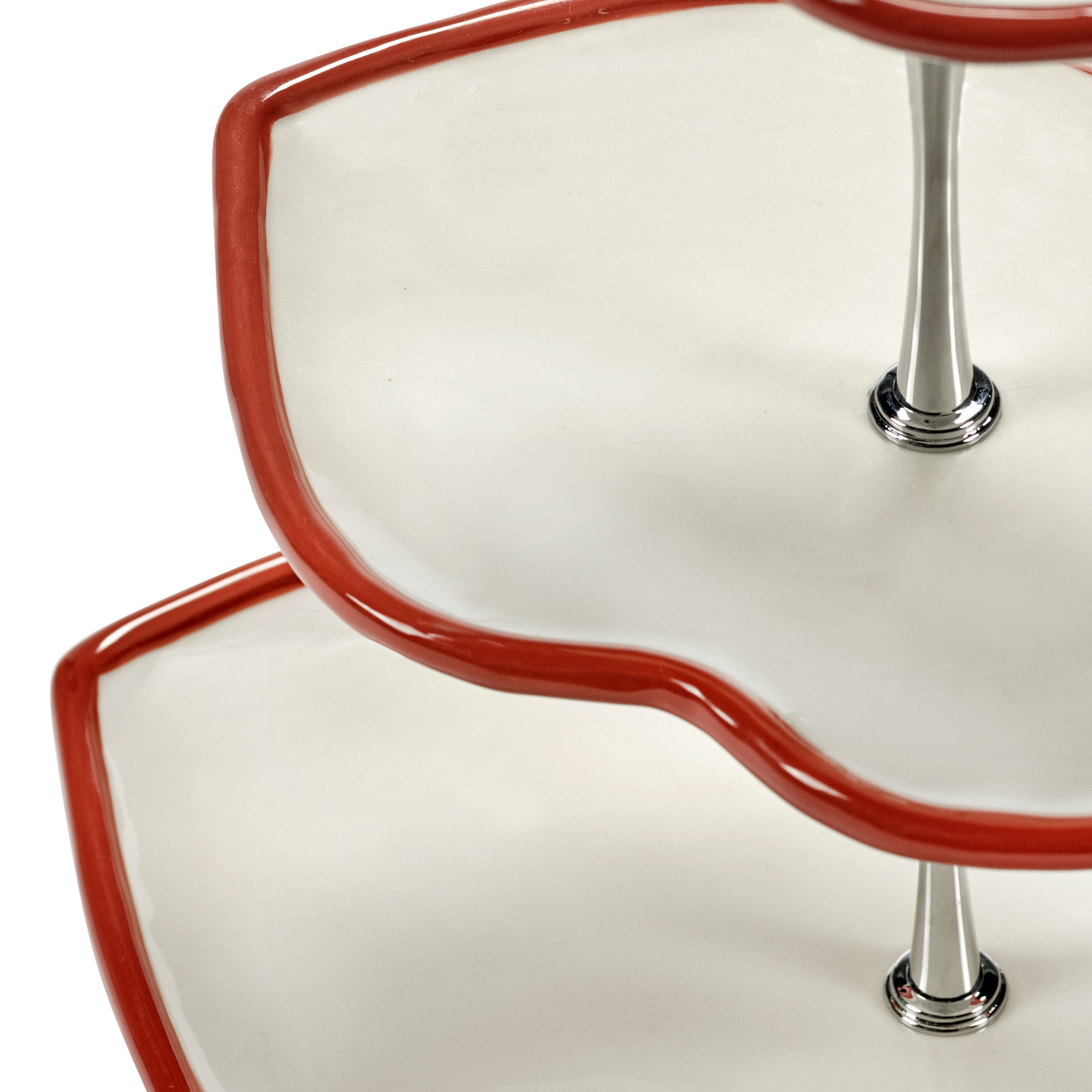 Serax Les Objets Mouleversants Kakefat White/Red