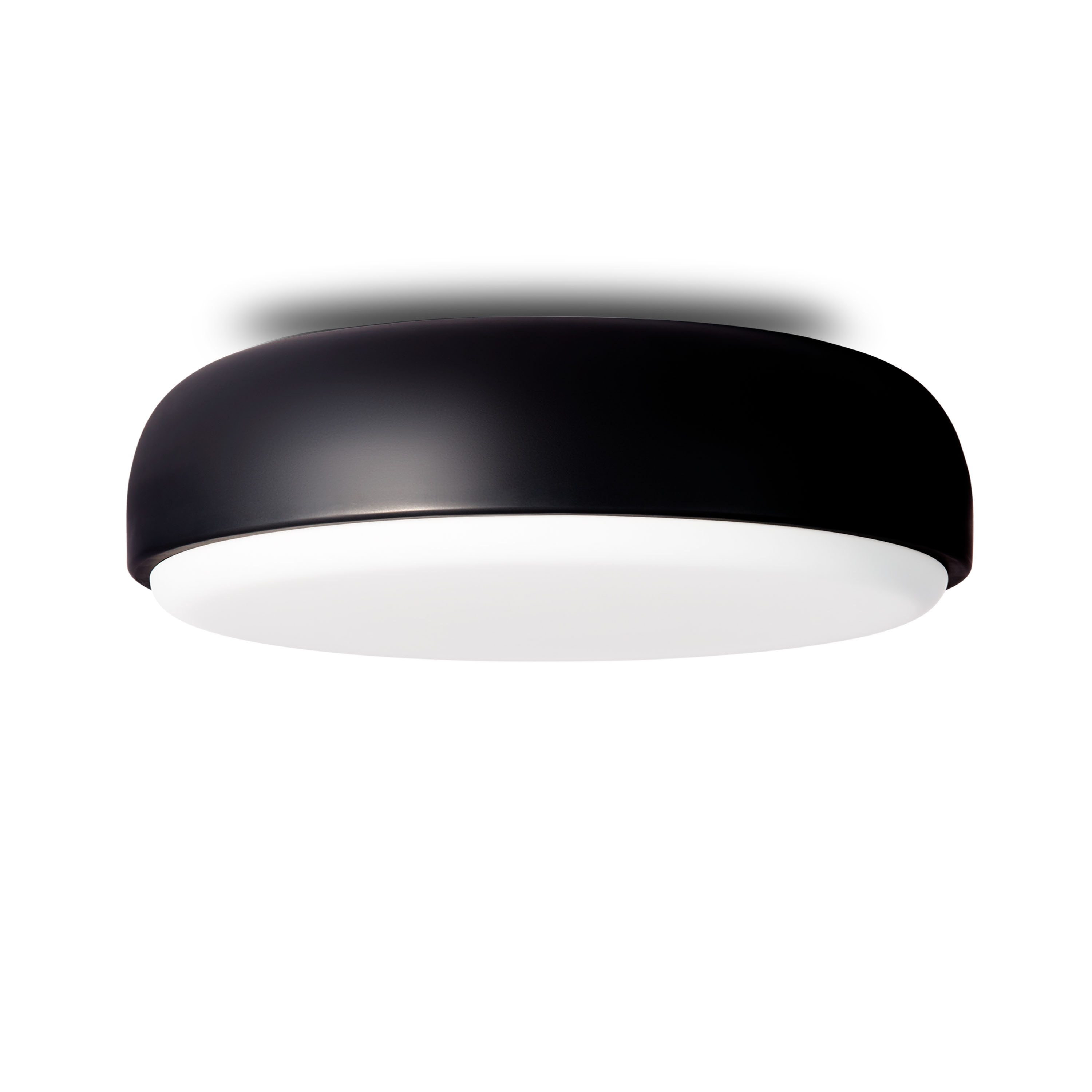 Over Me Plafond Black Matt Ø50